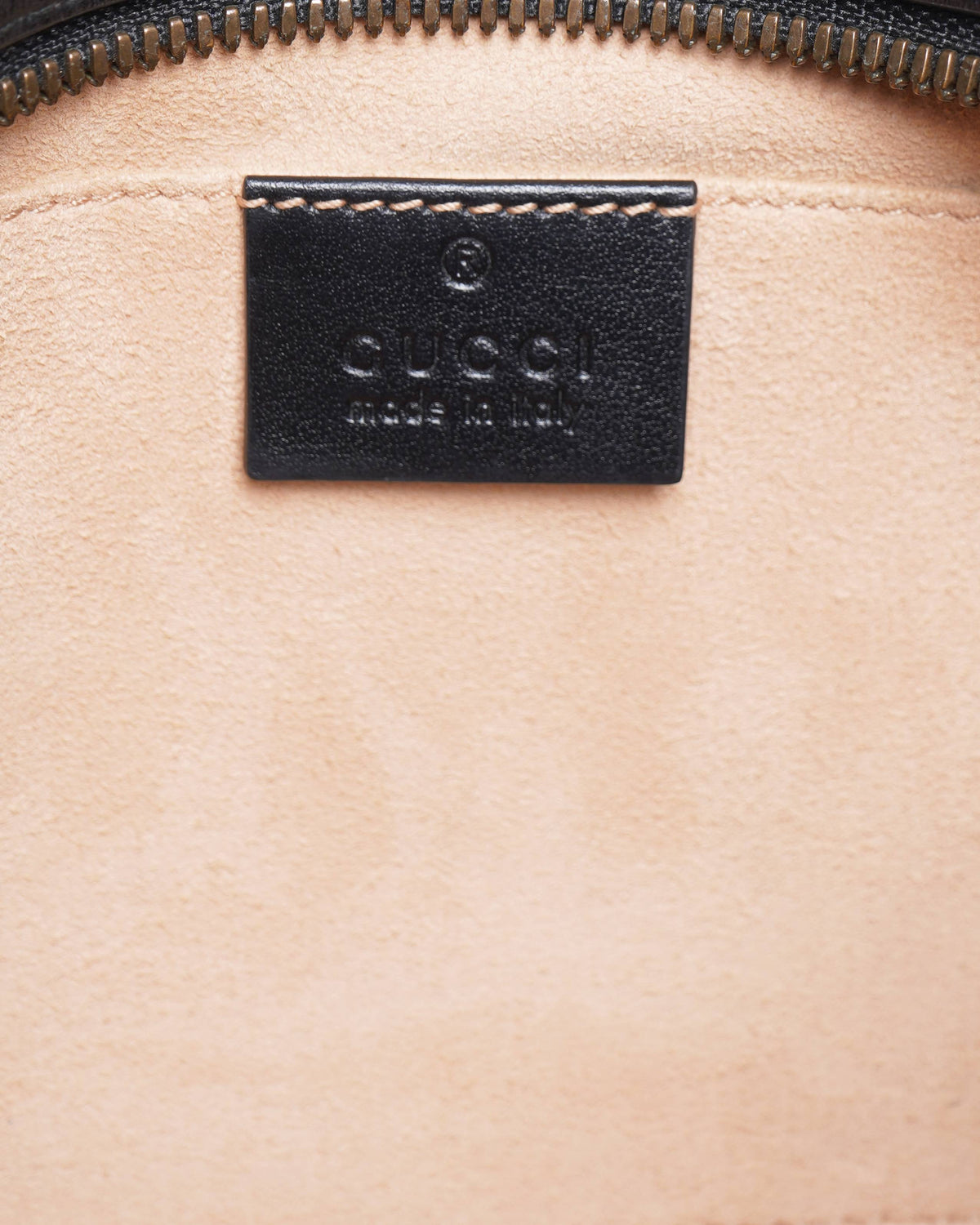 GUCCI Black Marmot GG Small Camera Crossbody Shoulder Bag