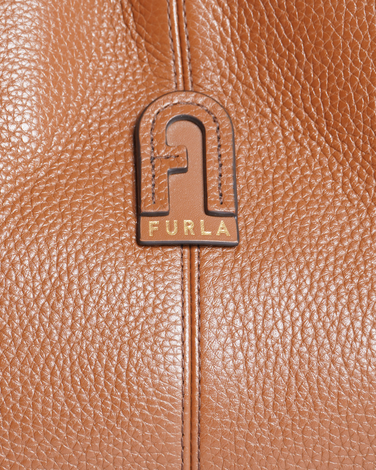 Furla 
Daphne Leather Tote Handbag Brown