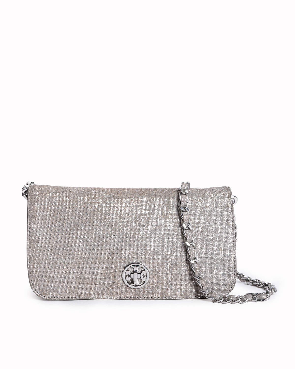 Tory Burch metallic crossbody bag