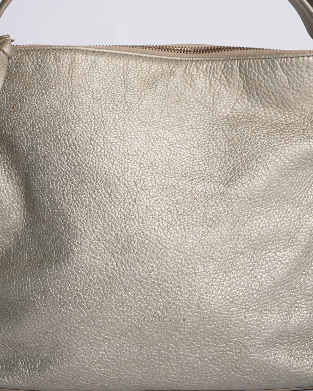 ⁠Coccinelle Silver Tone Shoulder Bag