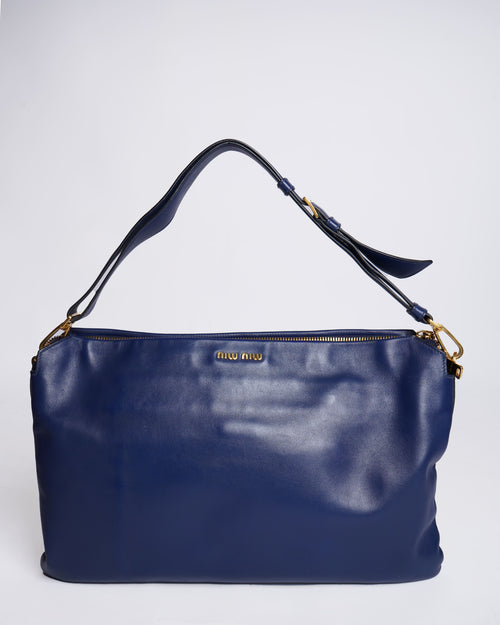 Miu Miu Navy blue shoulder bag