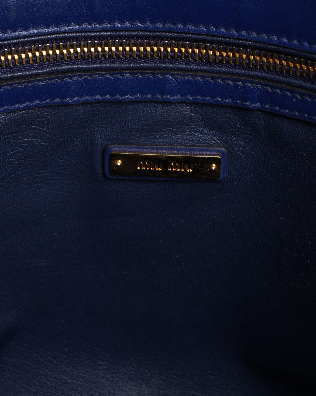Miu Miu Navy blue shoulder bag