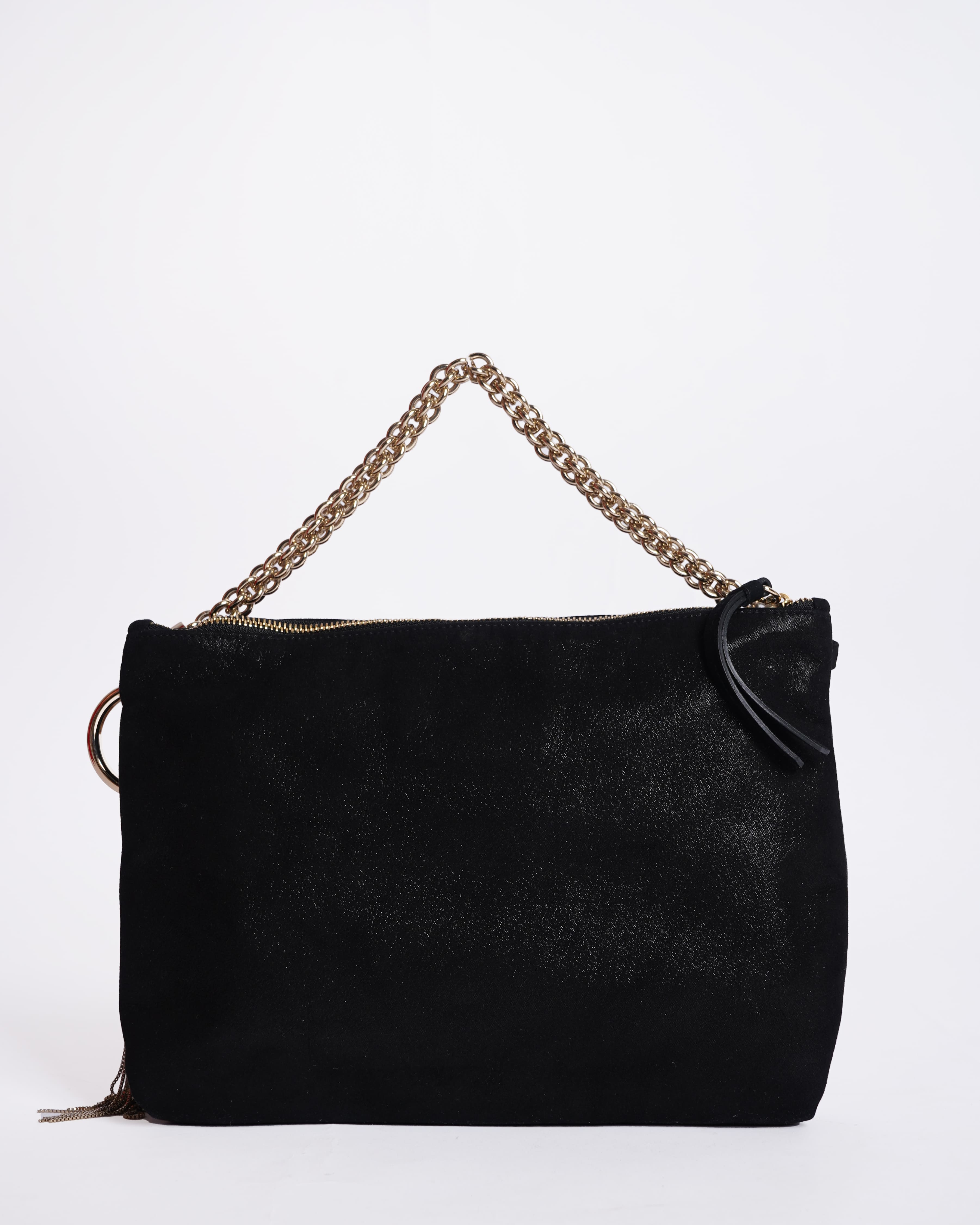 New Jimmy Choo Callie Shimmer Shoulder Bag