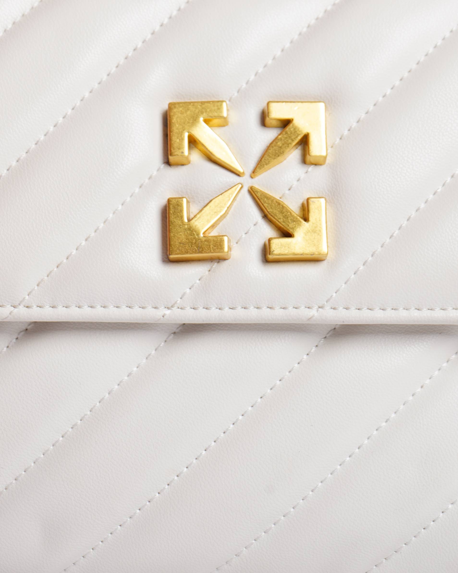 Off-White quilted jackhammer 19 bag