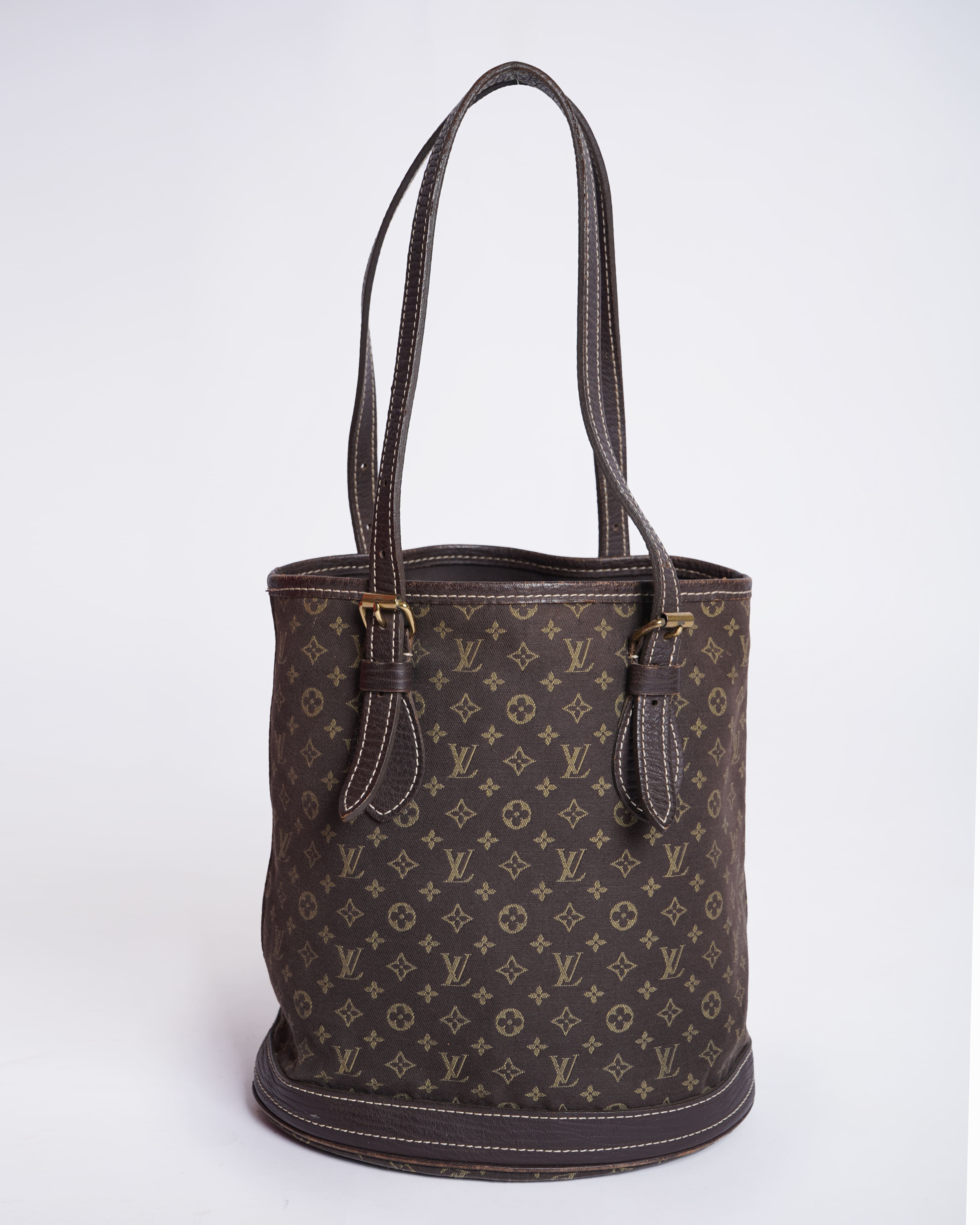 Louis Vuitton Monogram Canvas Mini Lin Bucket Bag