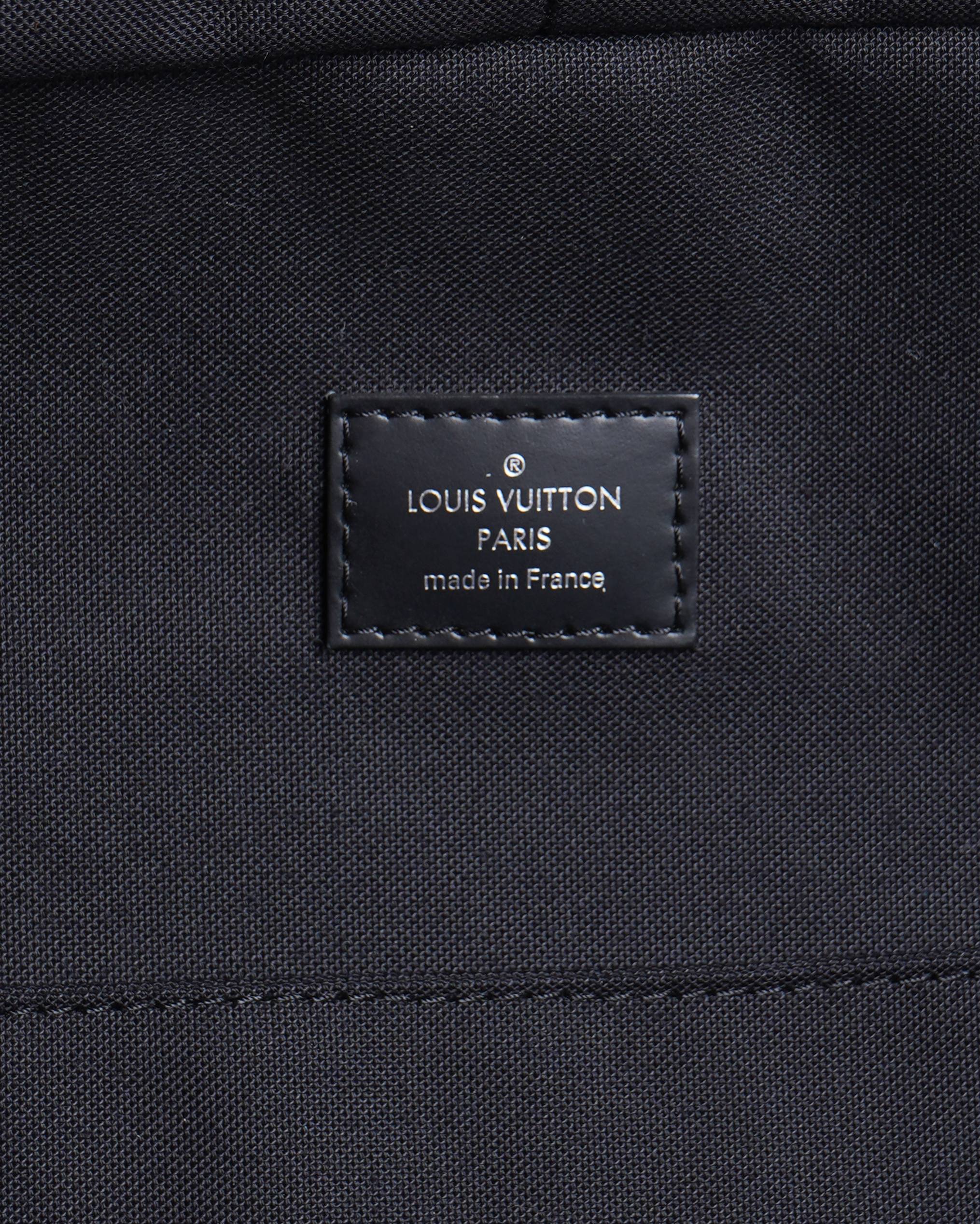 Louis Vuitton Men's Leather Office Bag In Black