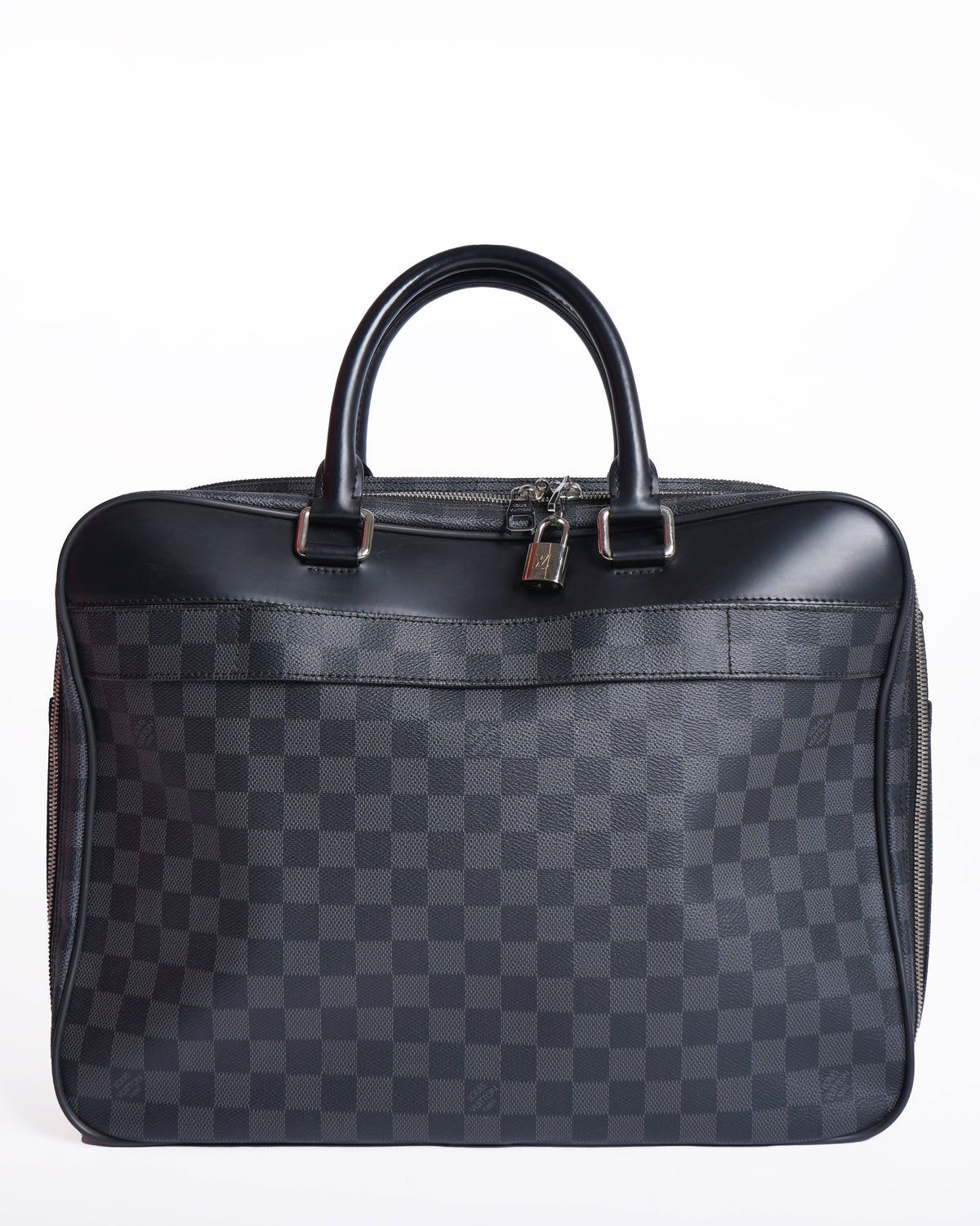 Louis Vuitton Men's Leather Office Bag In Black