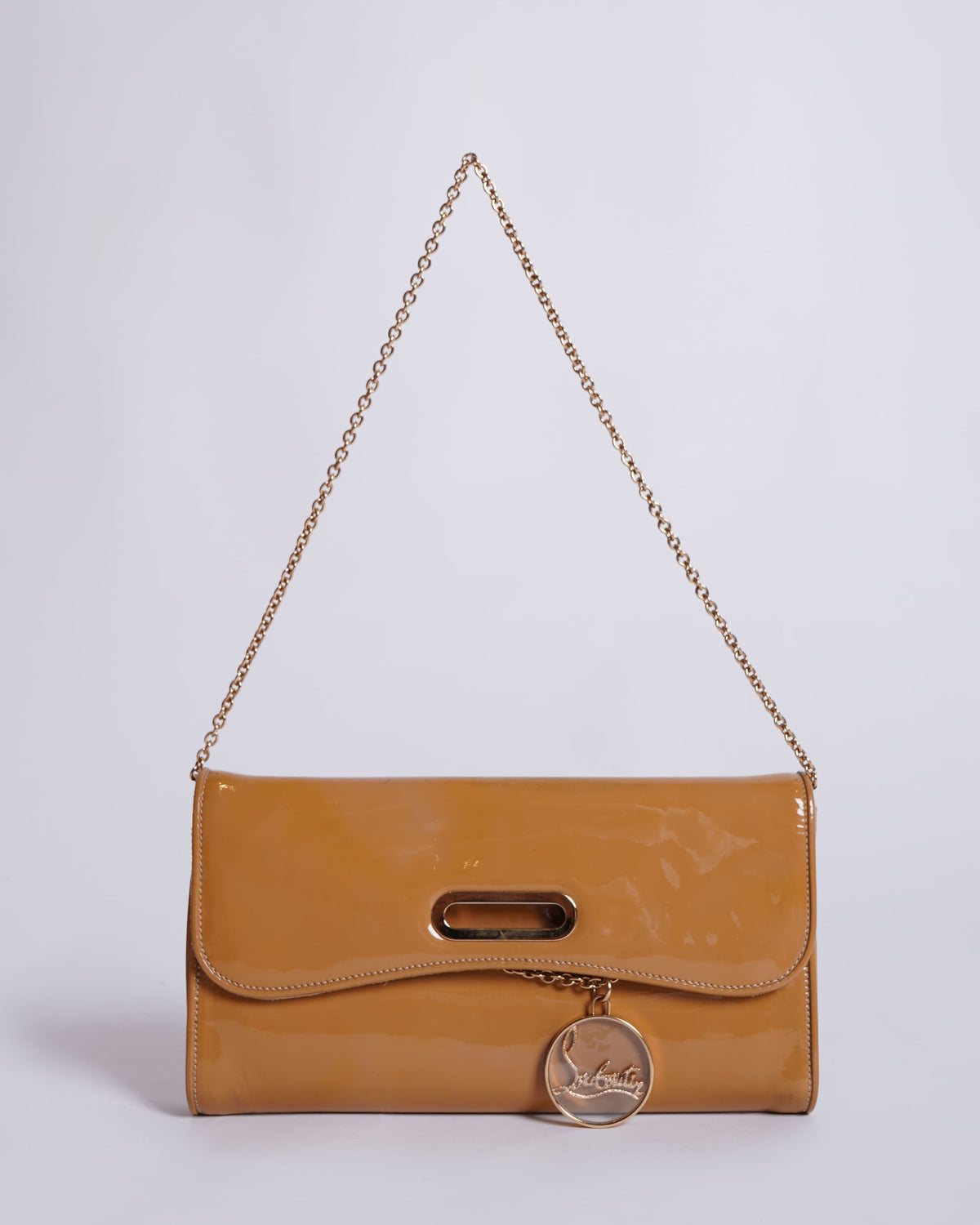 Christian Louboutin Shoulder Bag In Tan