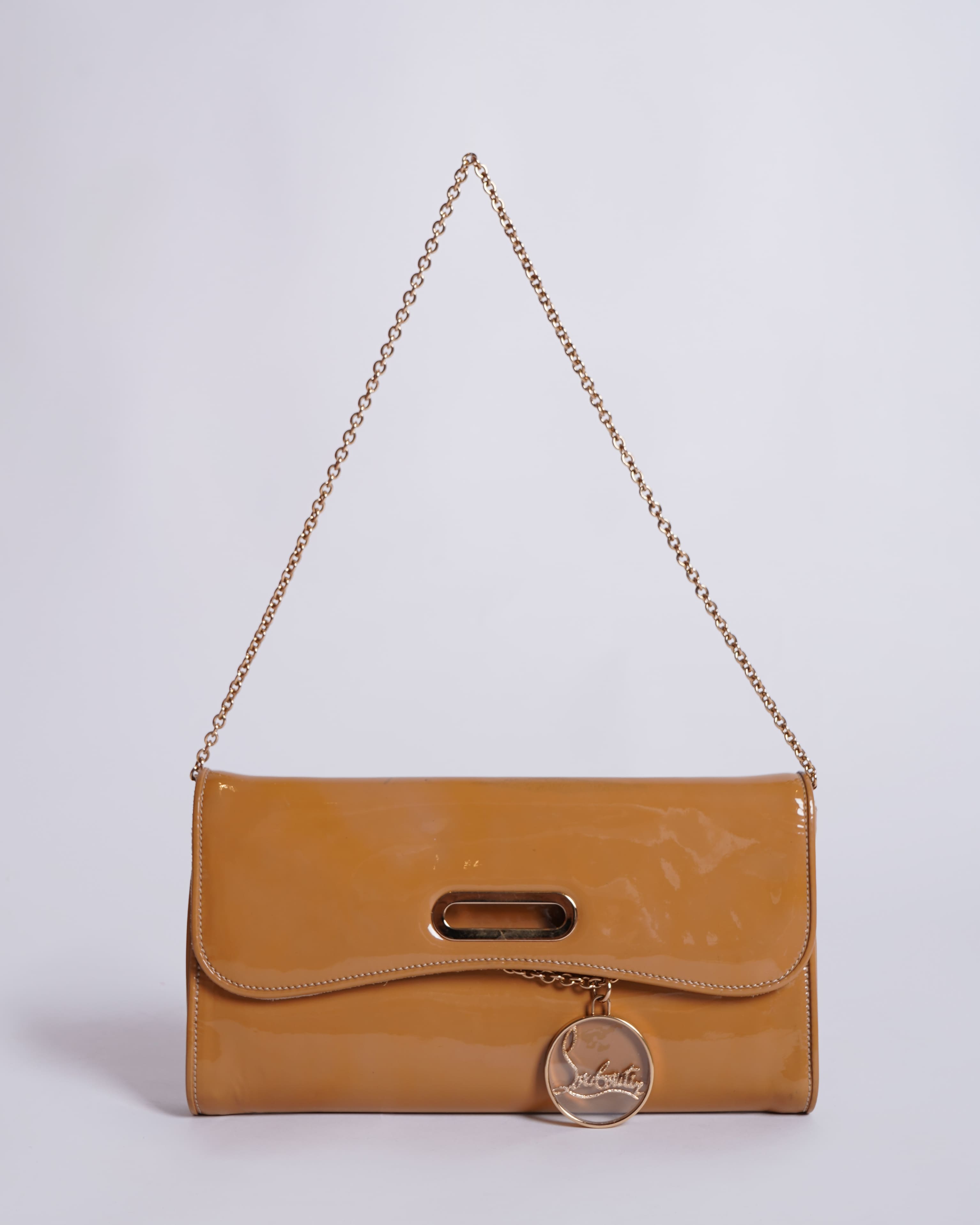 Christian Louboutin Shoulder Bag In Tan