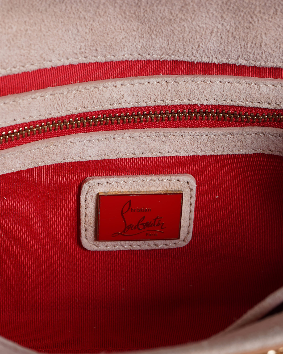 Christian Louboutin Shoulder Bag In Tan