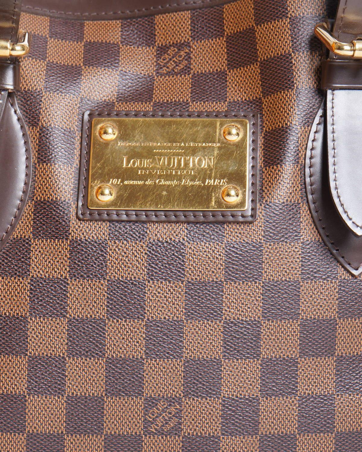Louis Vuitton Damier Ebene Hampstead Tote Bag