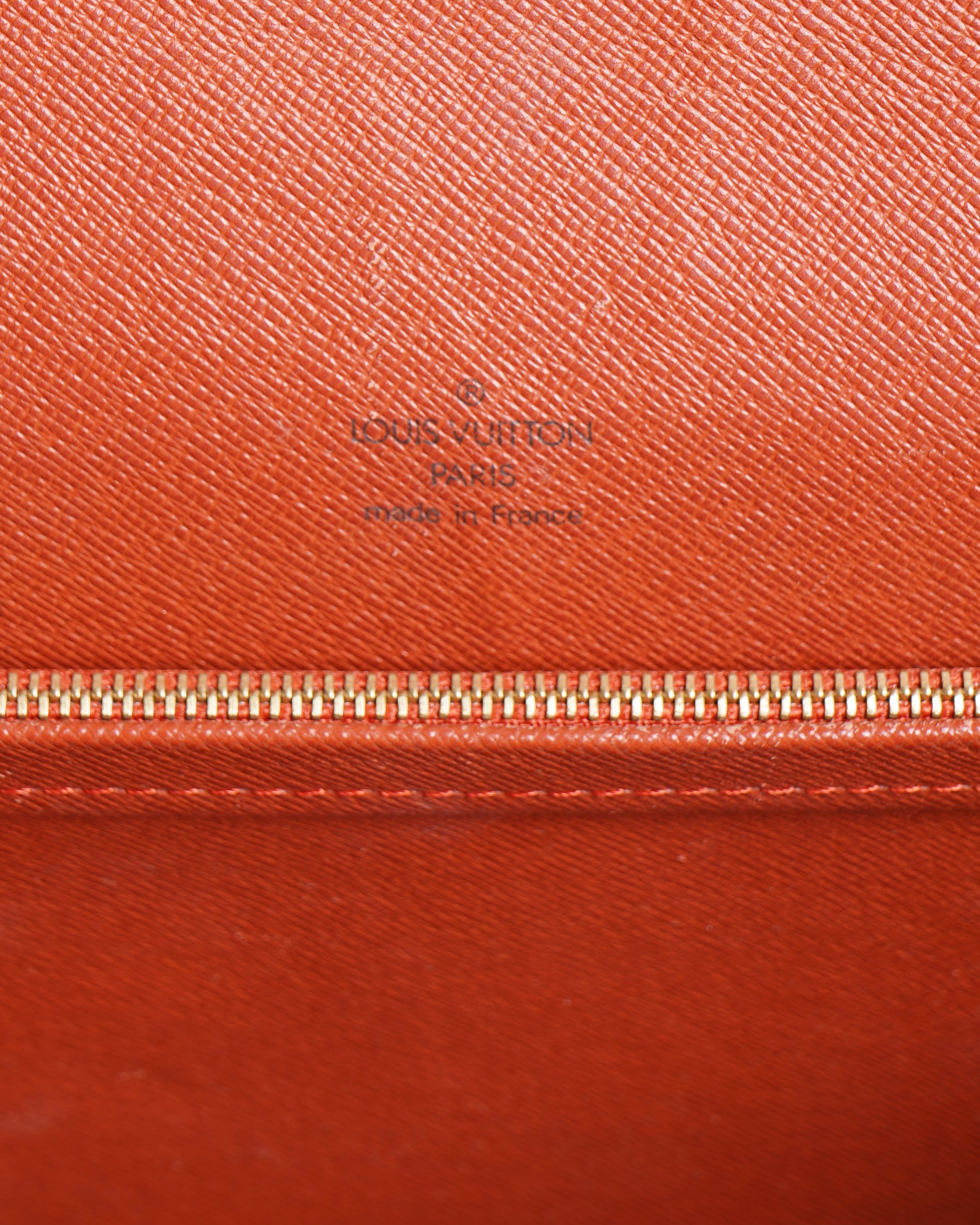 Louis vuitton tribeca long shoulder bag in damier ebene