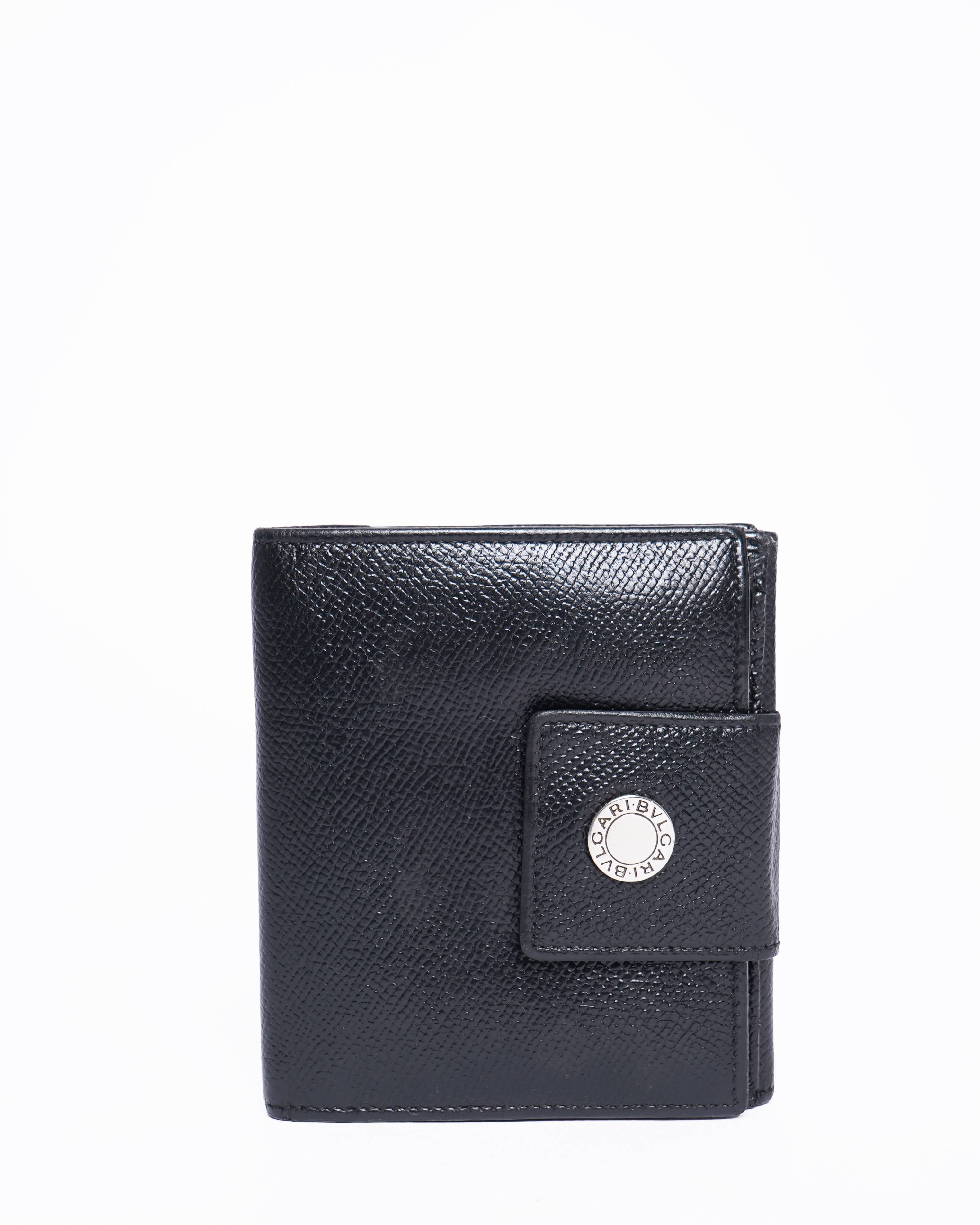 Bvlgari Men's Wallet In Black