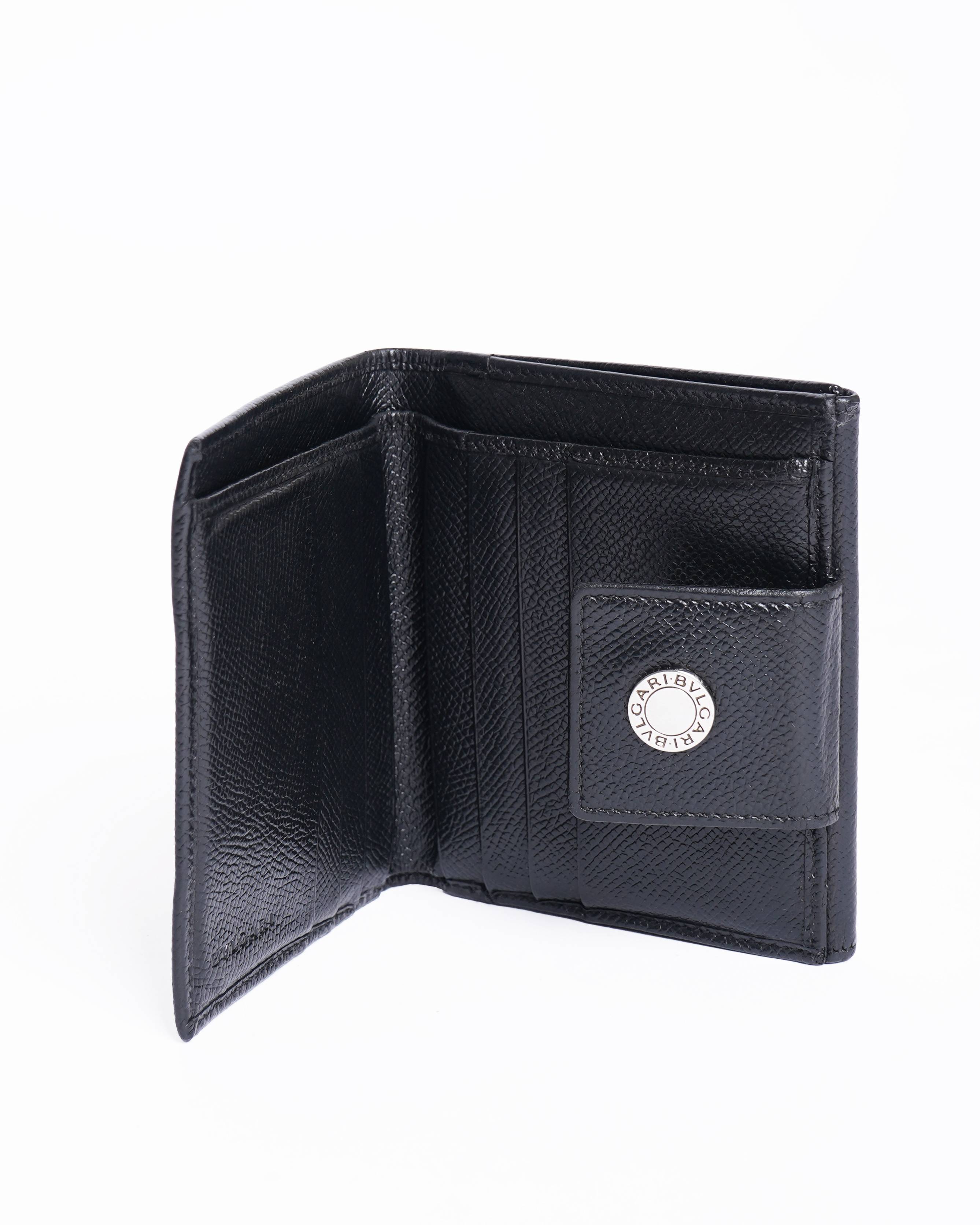 Bvlgari Men's Wallet In Black