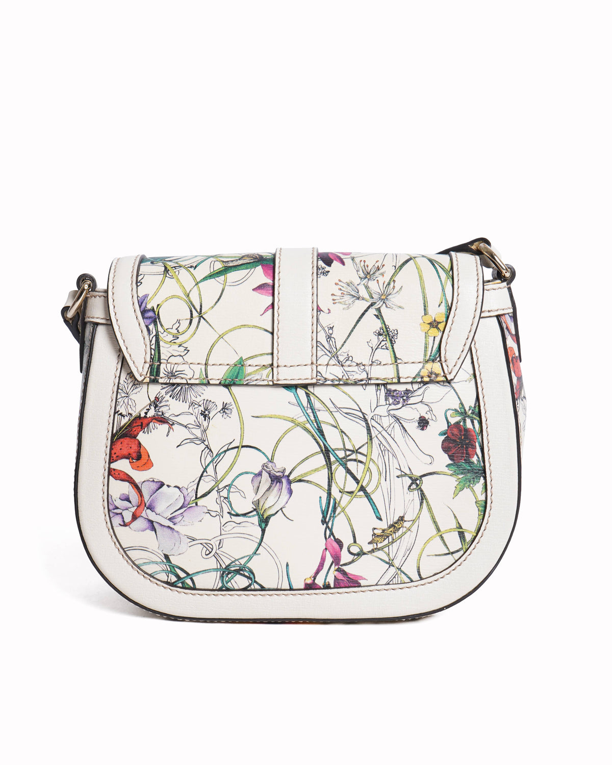 Gucci flora flap crossbody bag