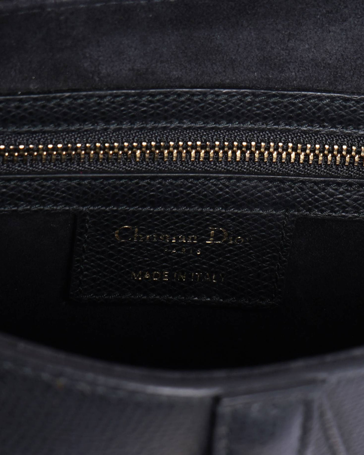 Christian Dior Saddle Bag In Black