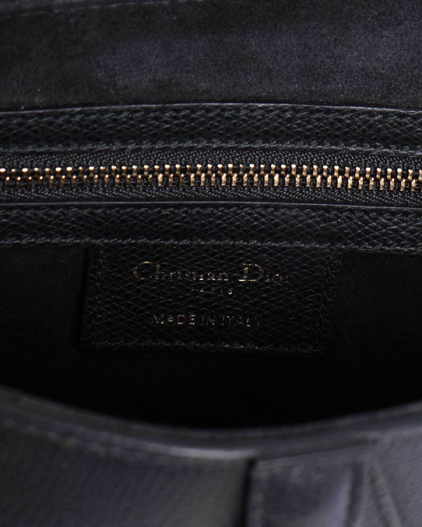 Christian Dior Saddle Bag In Black