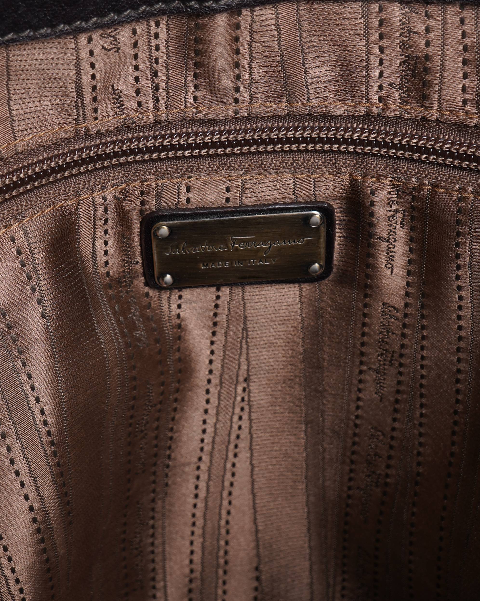 Salvatore Ferragamo Pleated Shoulder Bag