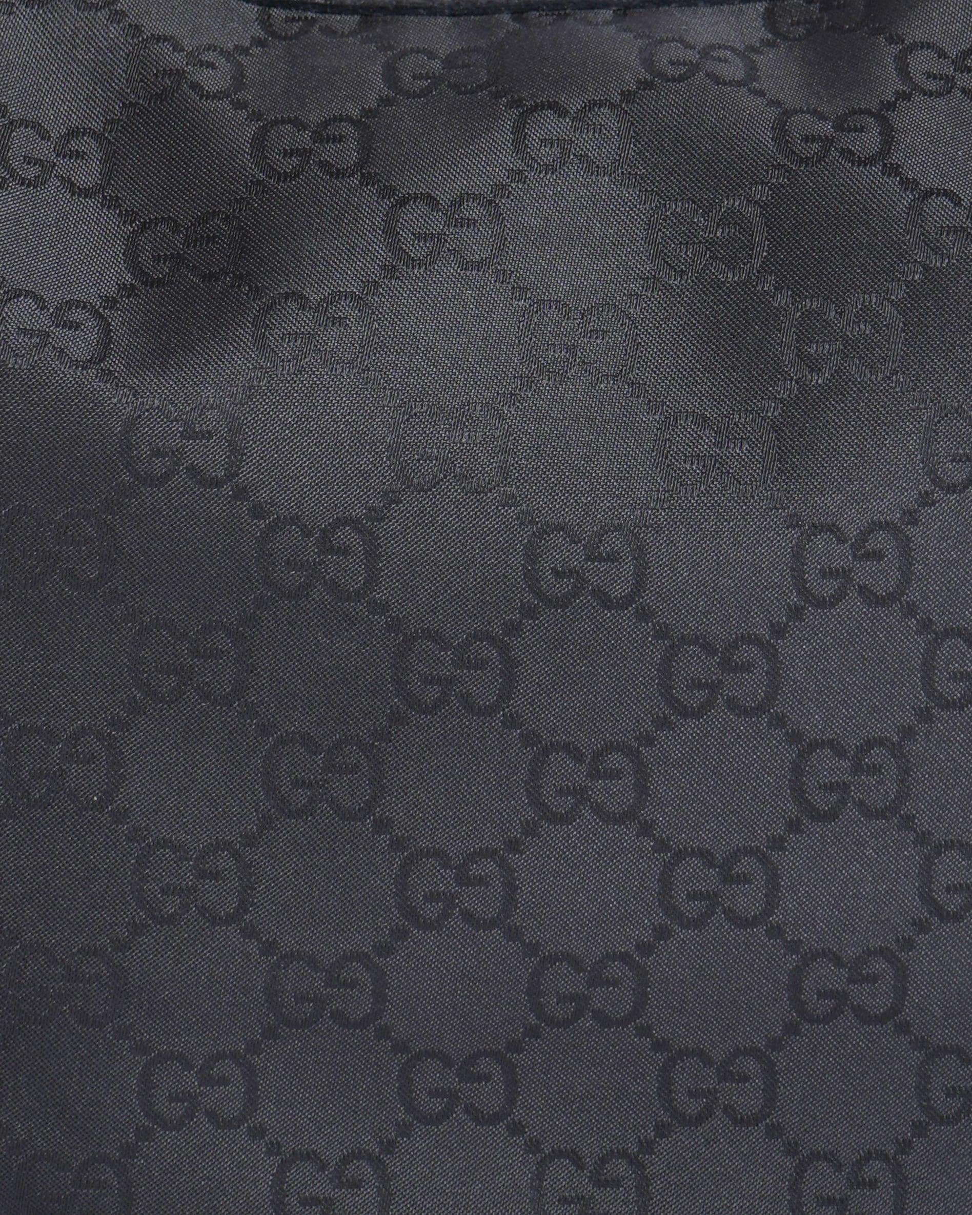 Gucci guccisima black canvas hobo bag
