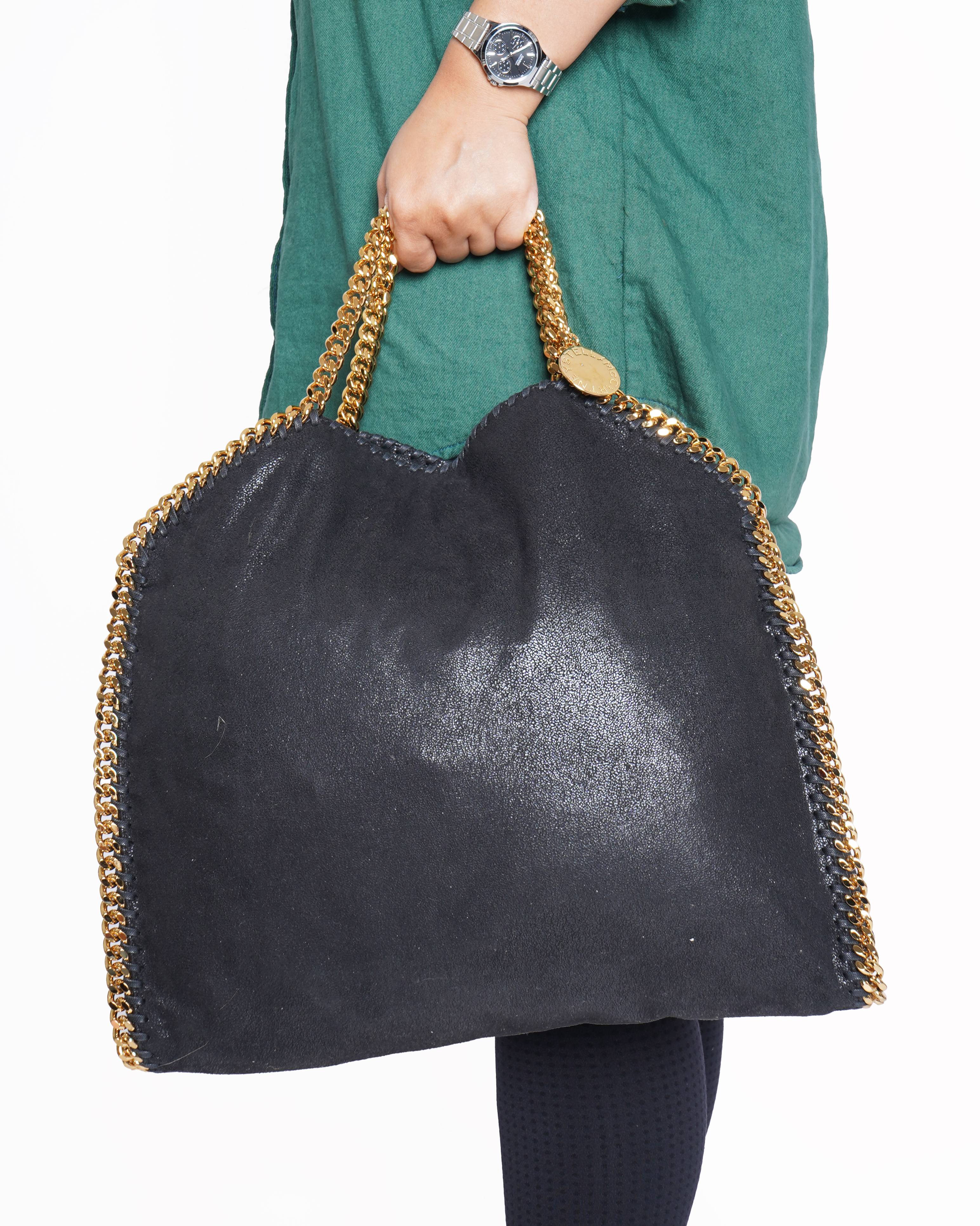 Stella McCartney Falabella Eco Shaggy 3 Chain Large Tote Bag