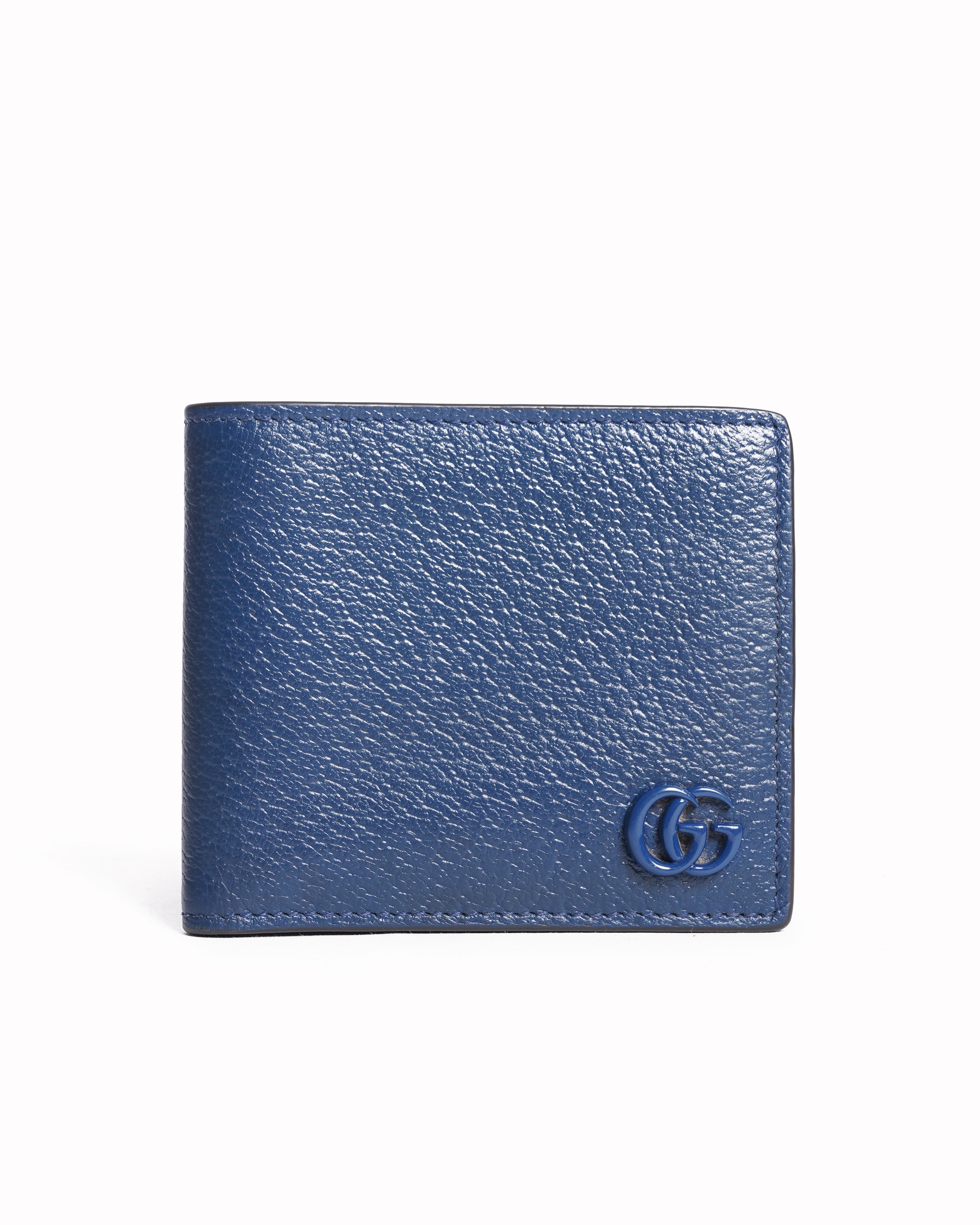 Gucci Leather wallet In Navy Blue