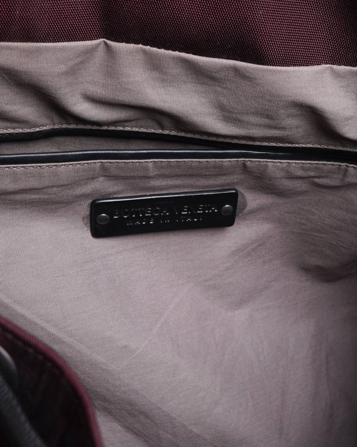 Bottega veneta intrecciato backpack in Maroon