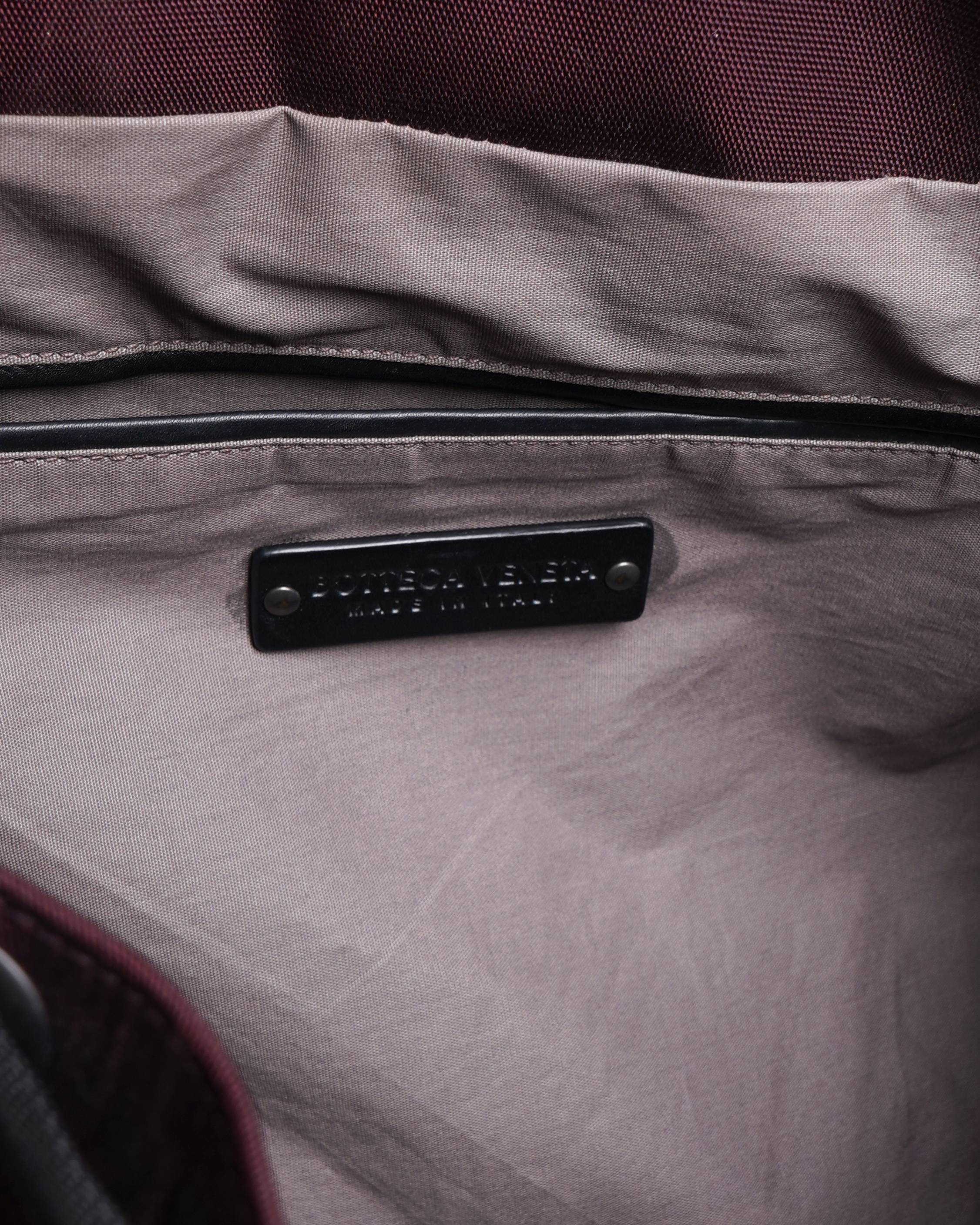 Bottega veneta intrecciato backpack in Maroon