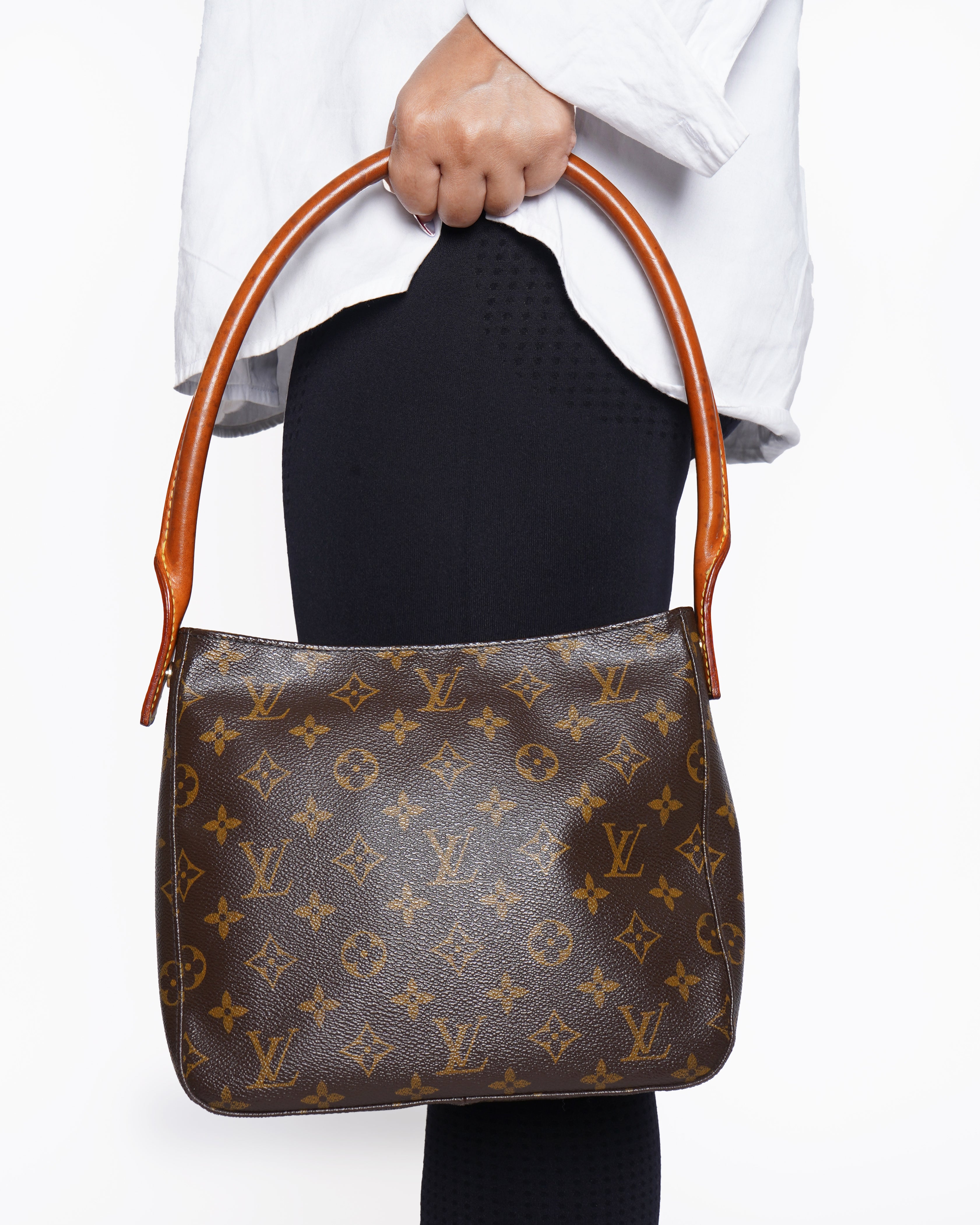 Louis vuitton looping monogram canvas shoulder mm bag