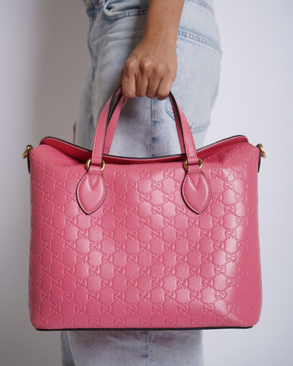 Gucci Guccissima Linea A Foldover Tote