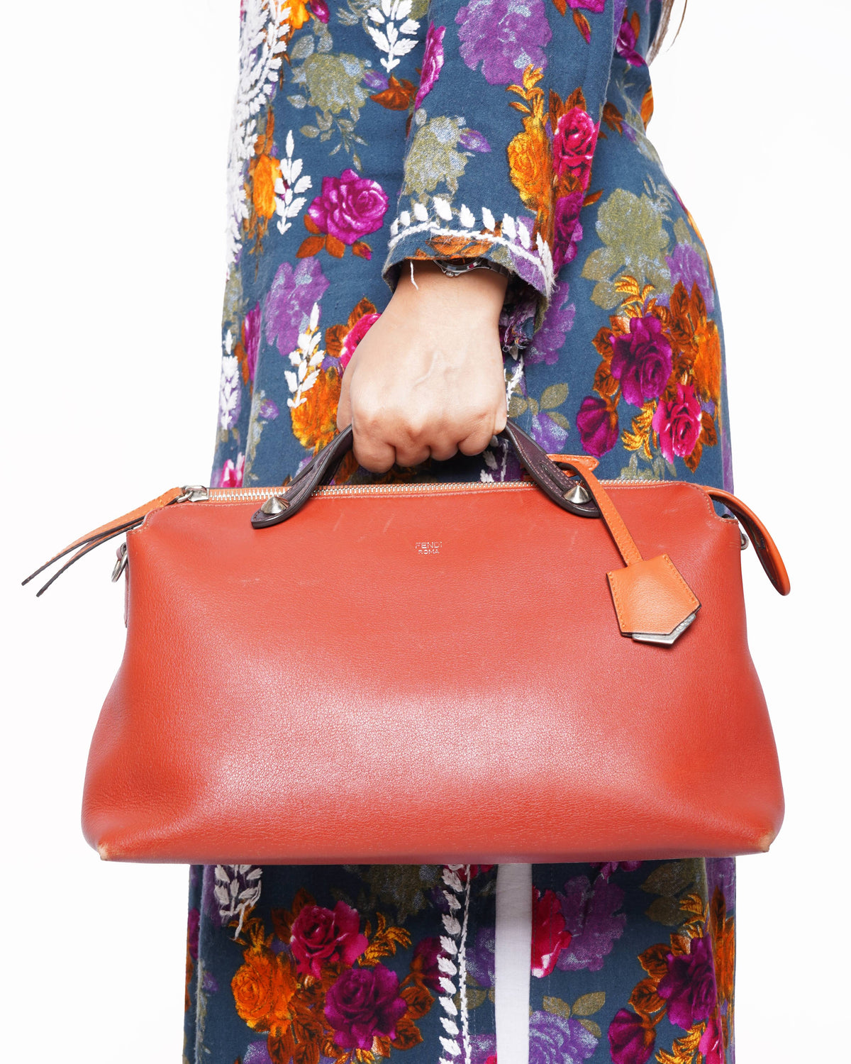 Fendi 
Leather Rust Shoulder Bag