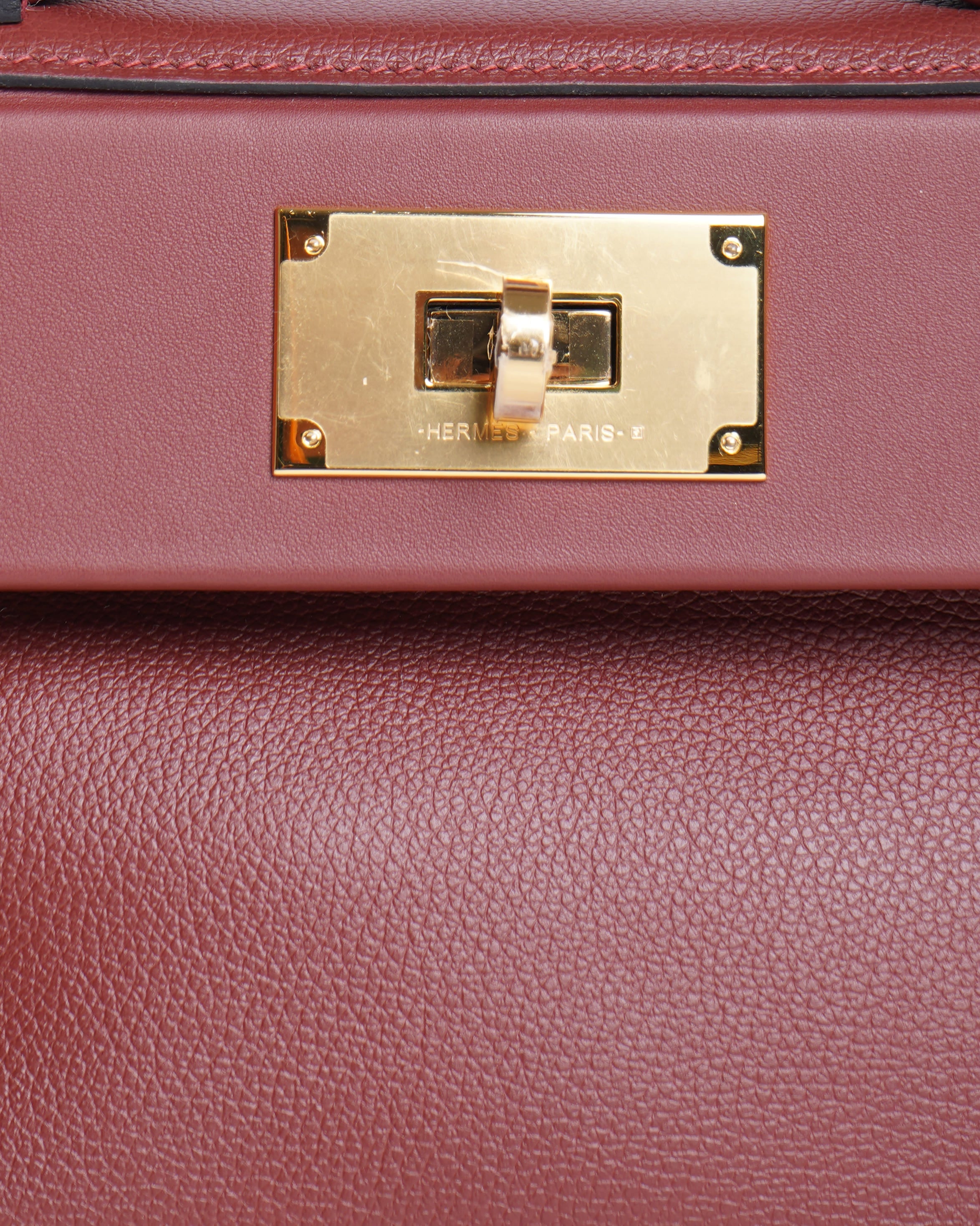 New Hermes Mini 24/24 Rogue H Bag In Swift Gold Hardware