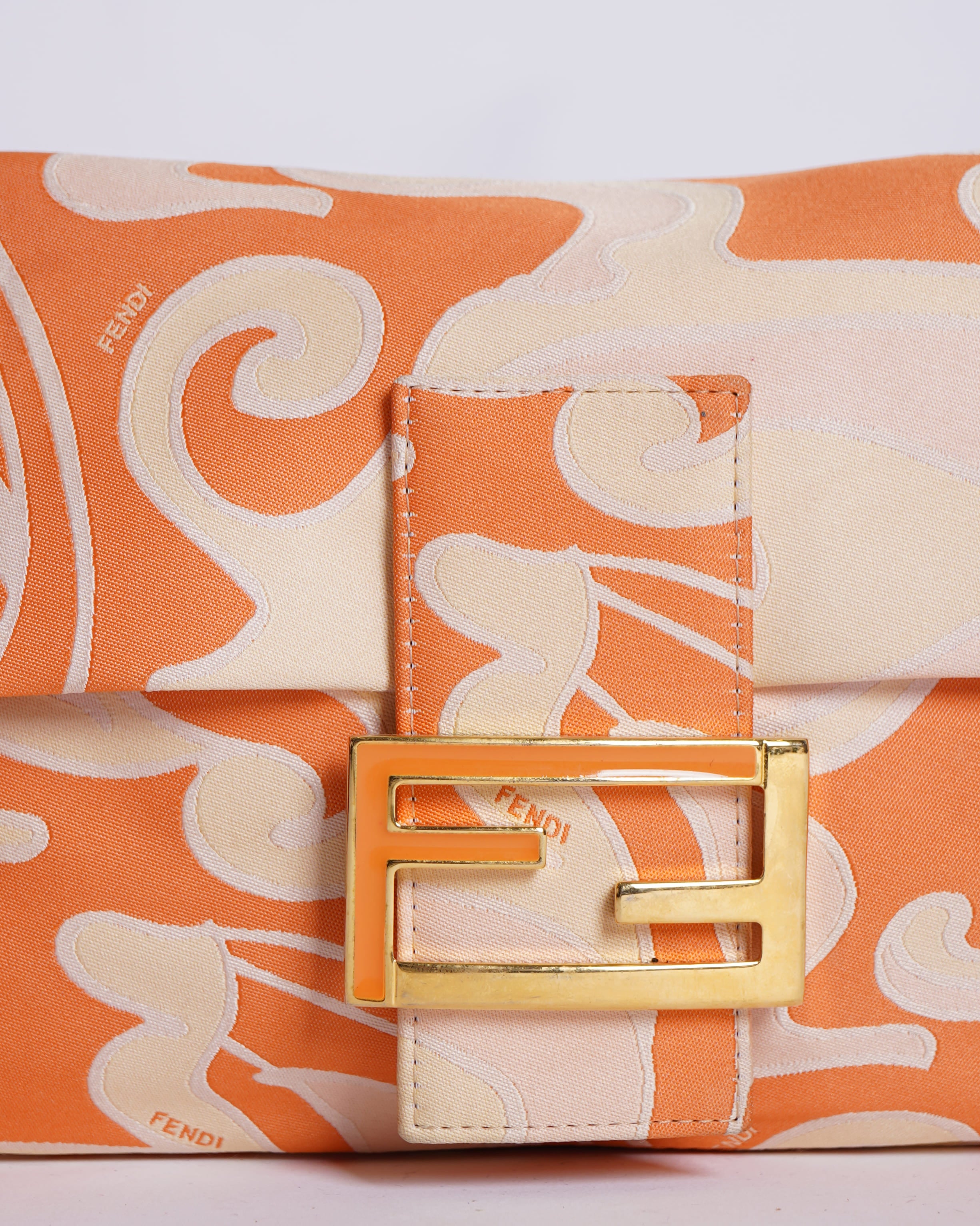 Fendi Vintage Silk Baguette