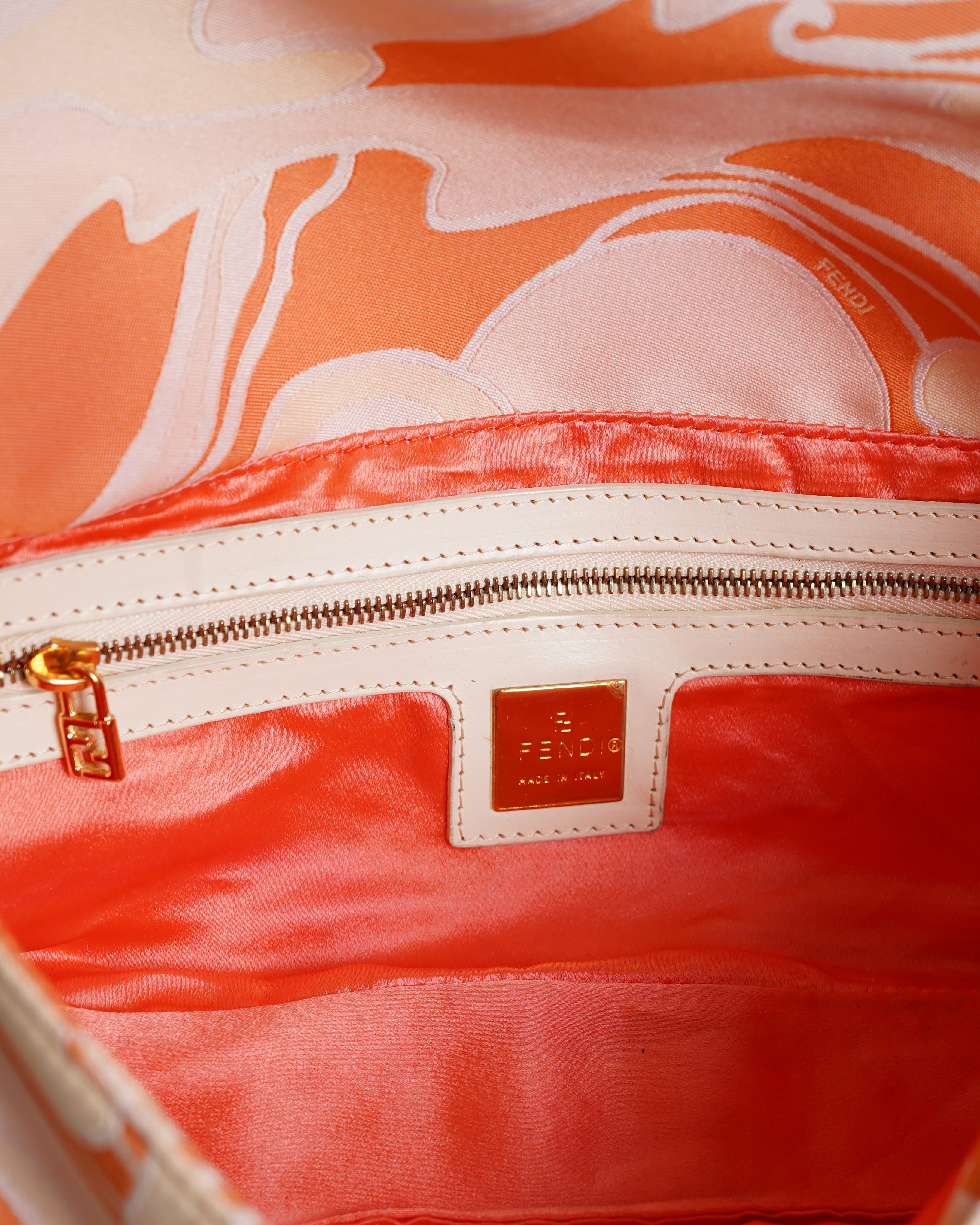 Fendi Vintage Silk Baguette