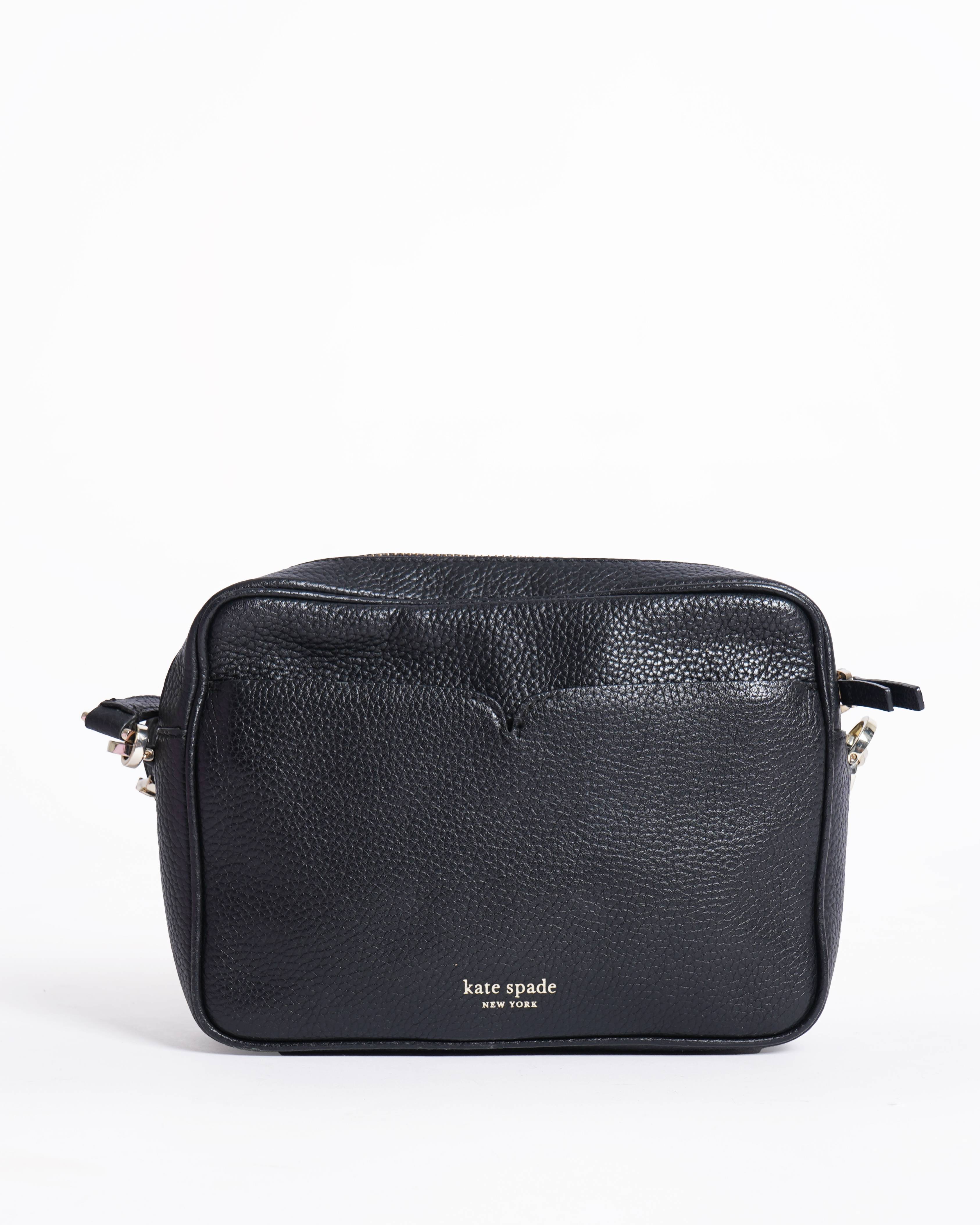 Kate Spade New York Polly Black Leather Crossbody bag