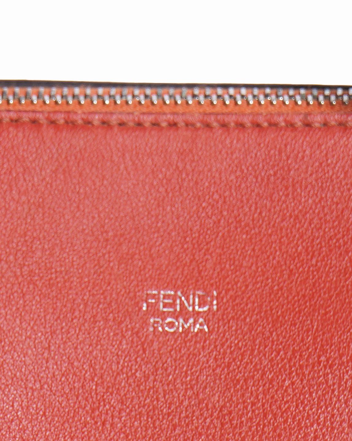 Fendi 
Leather Rust Shoulder Bag