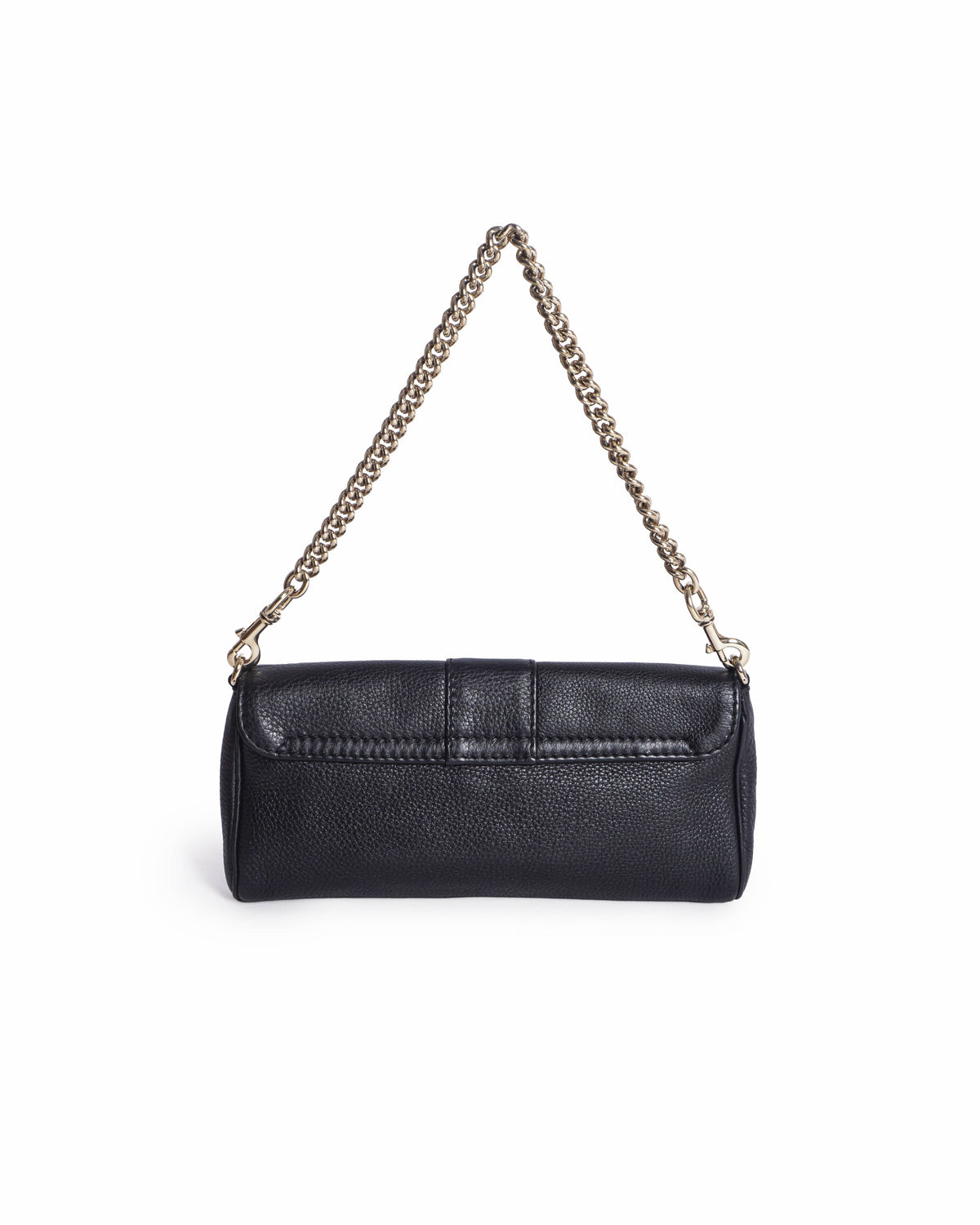 Gucci Pebbled Leather Greenwich Clutch with Chain