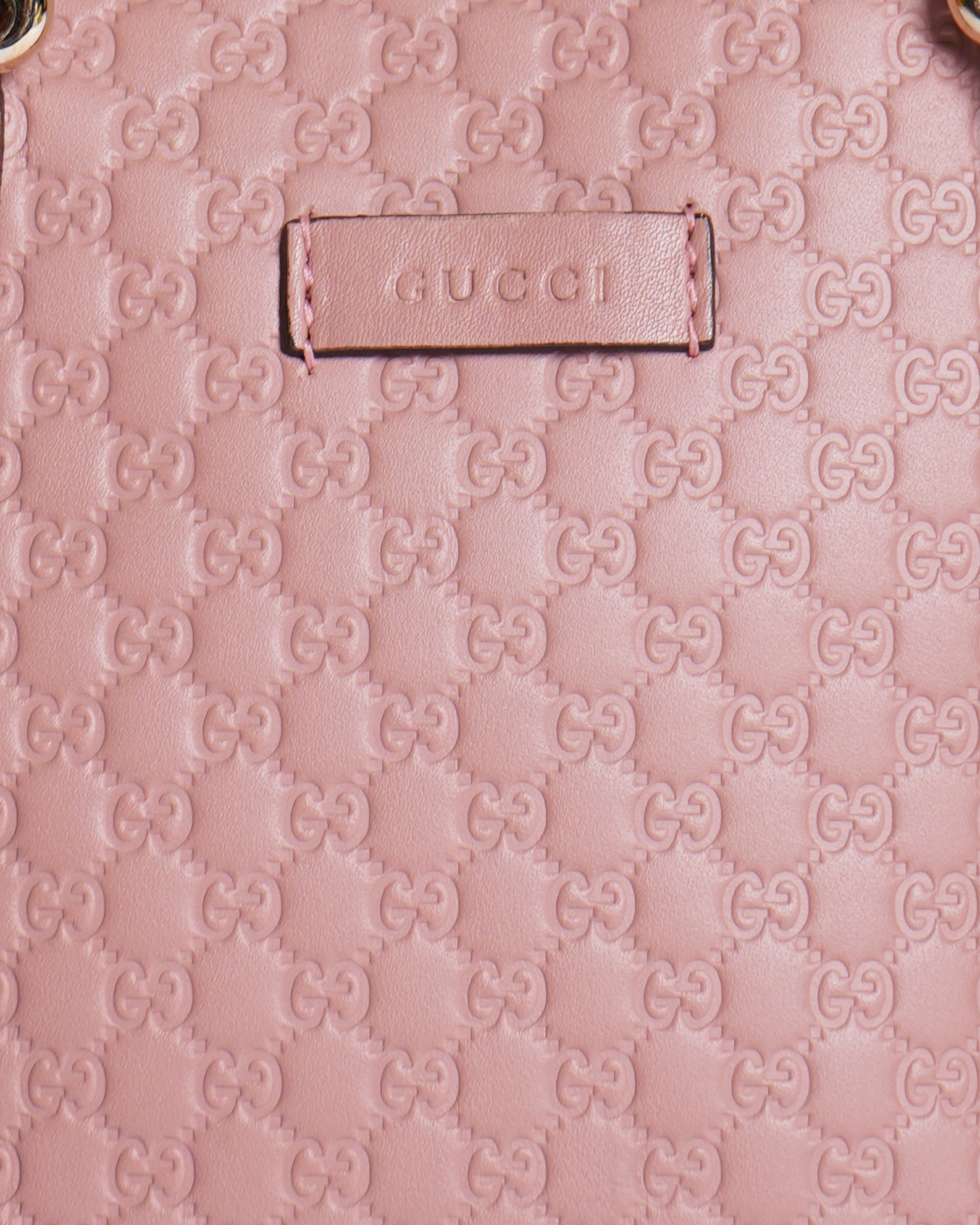 Gucci pink microguccissima dome bag