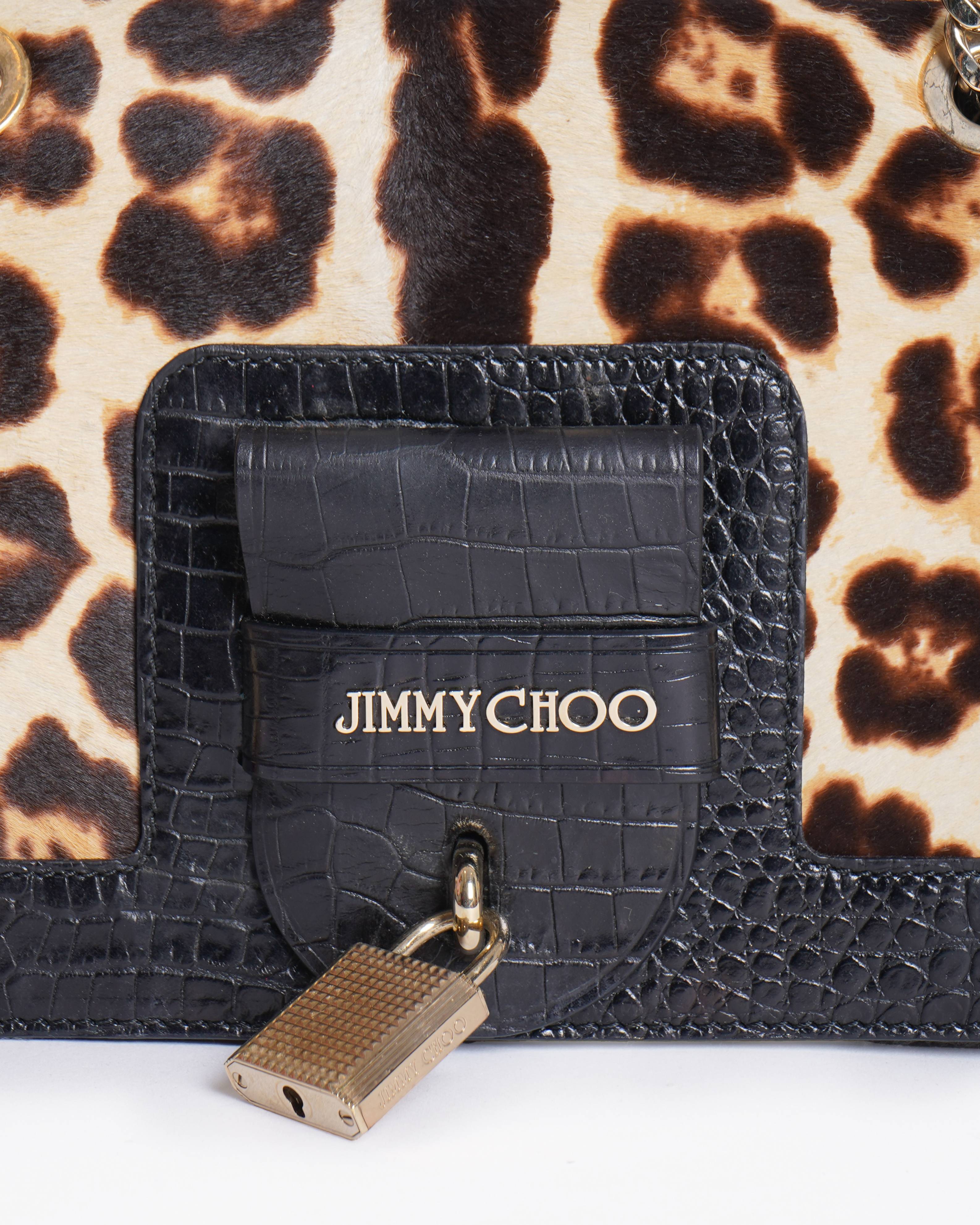 Jimmy choo pony hair shoulder bag