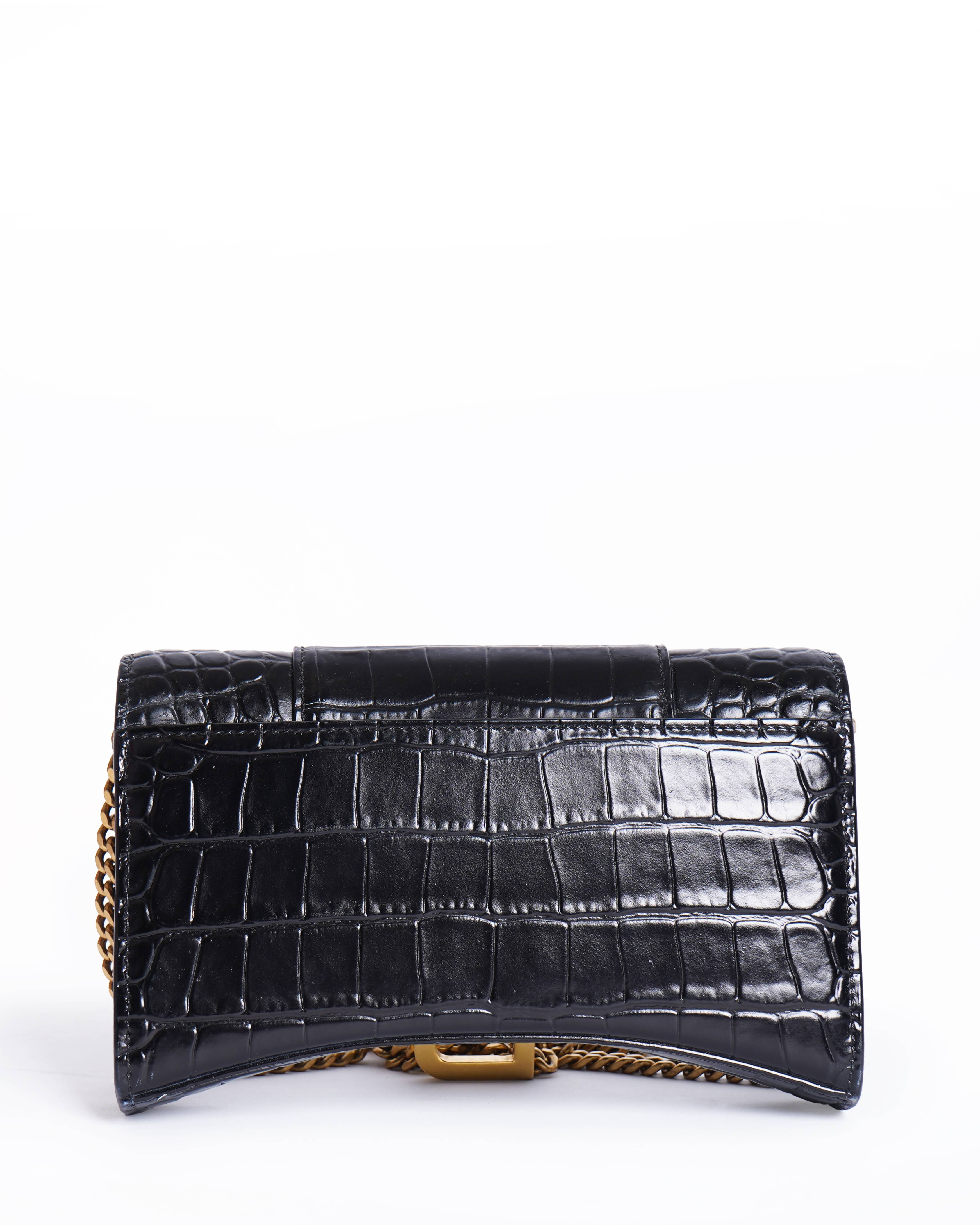 Balenciaga Hourglass Wallet On Chain