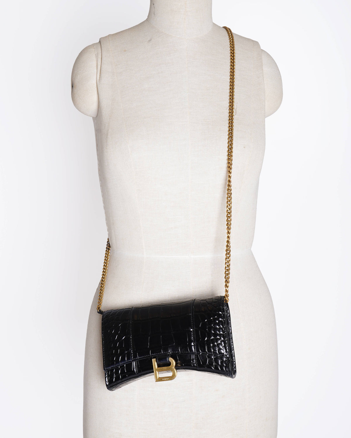 Balenciaga Hourglass Wallet On Chain