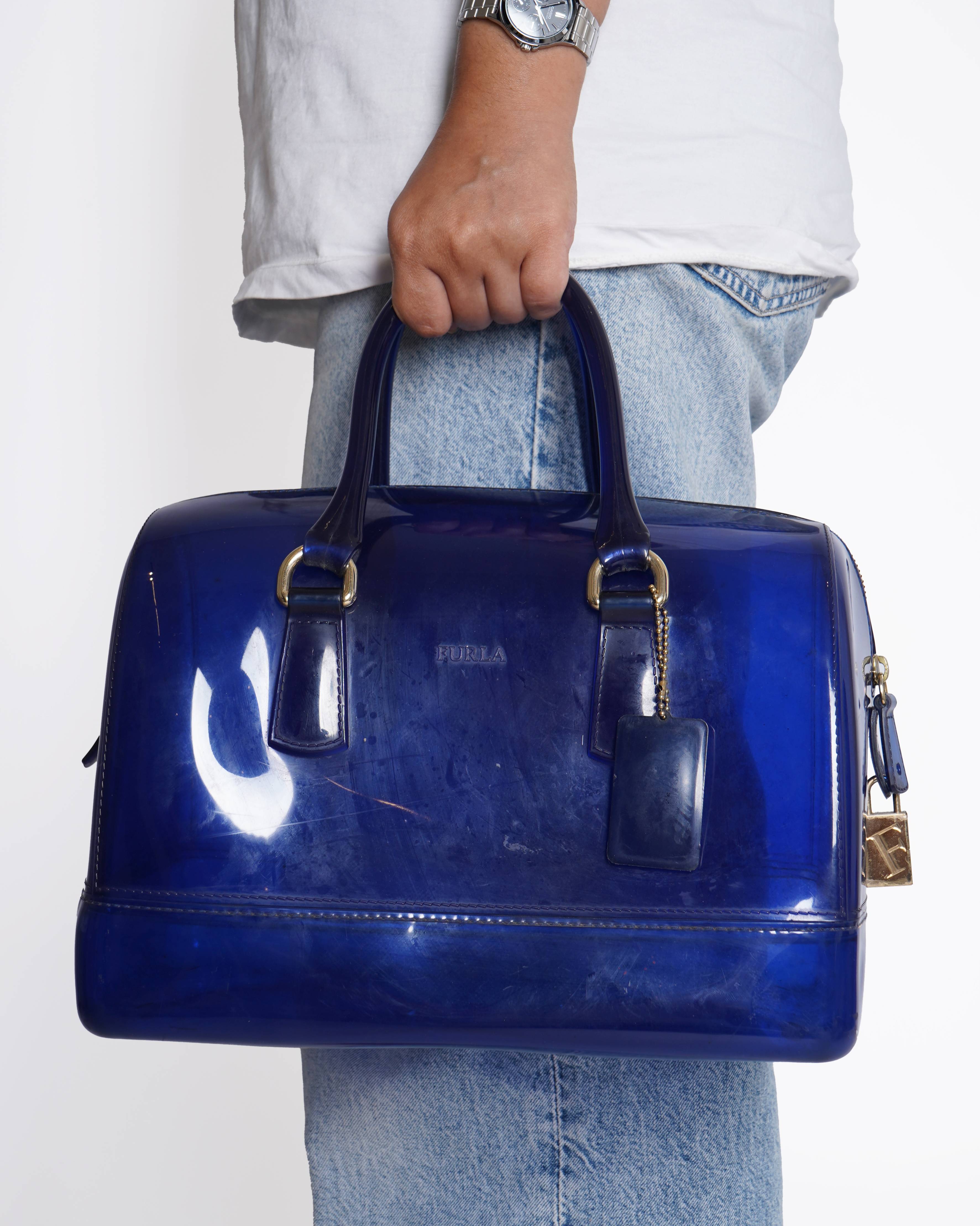Furla Blue candy bag