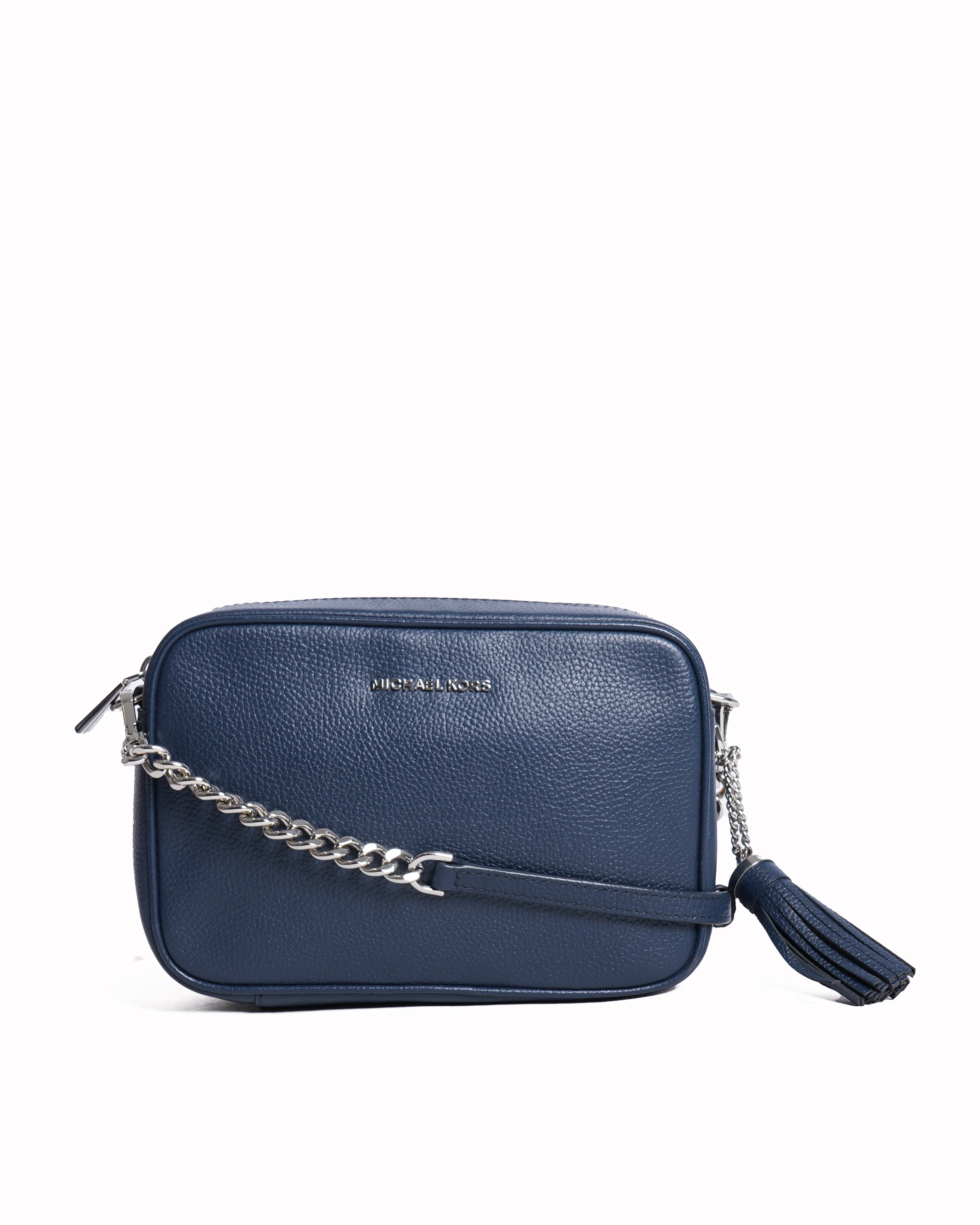 Michael Kors Rectangular Crossbody Bag In Ink Blue