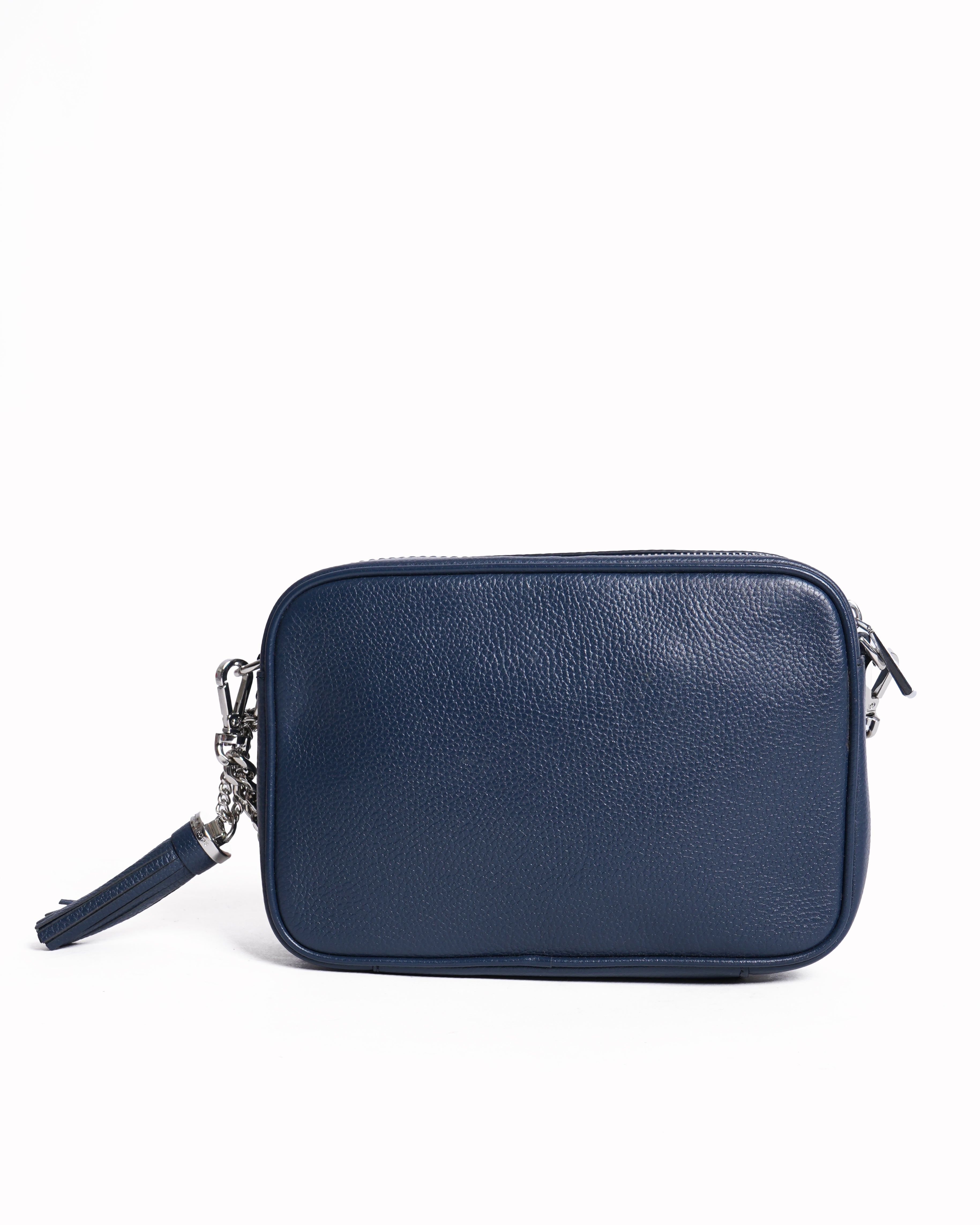 Michael Kors Rectangular Crossbody Bag In Ink Blue