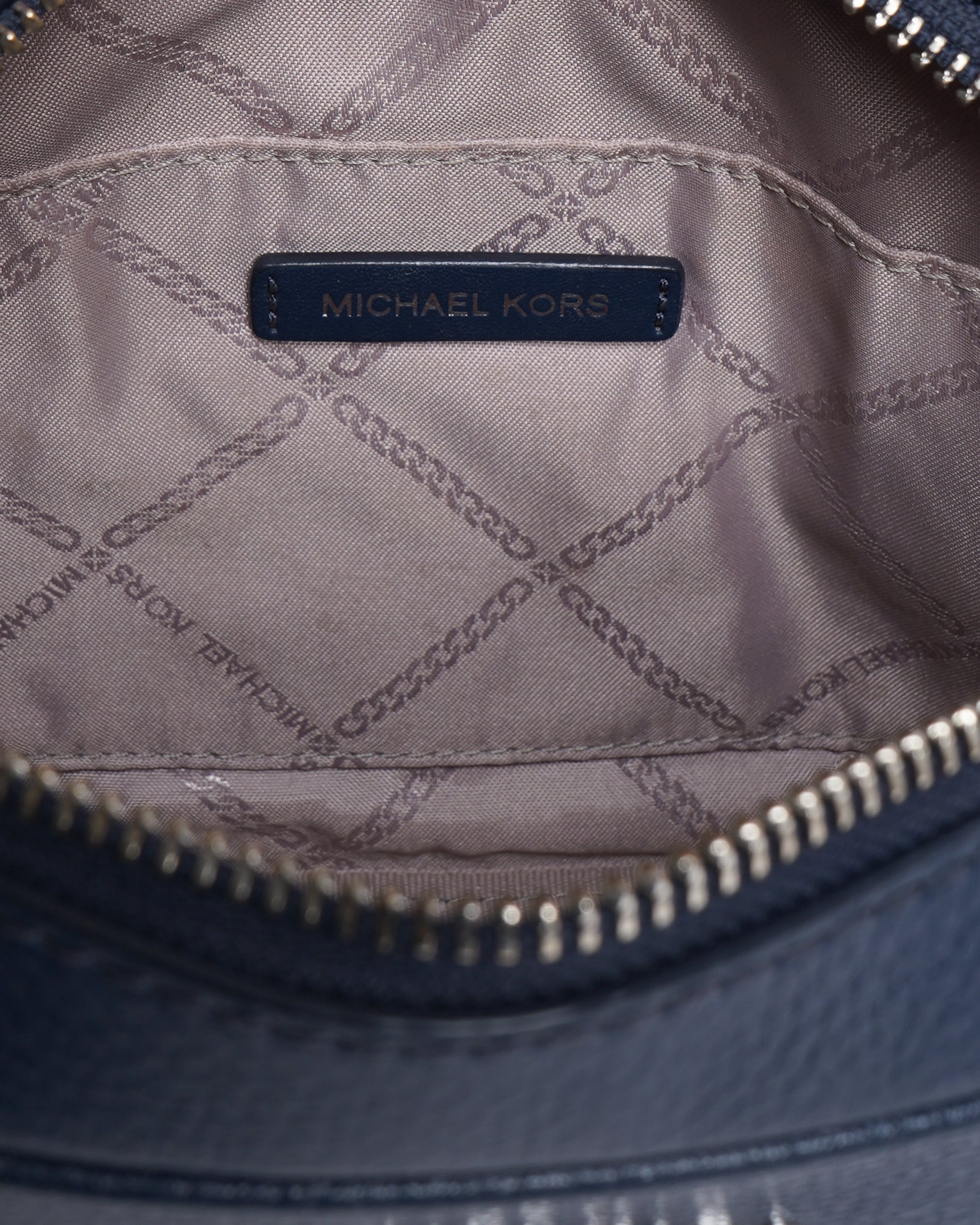 Michael Kors Rectangular Crossbody Bag In Ink Blue