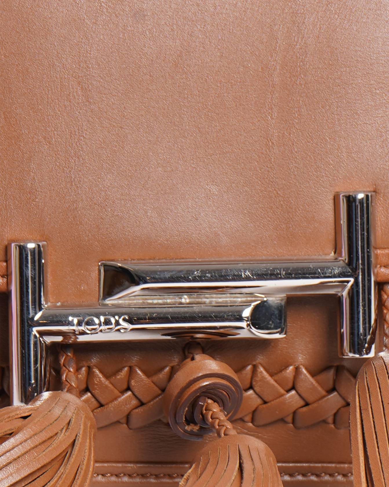 Tod's Double T Mini Tassel Crossbody Bag