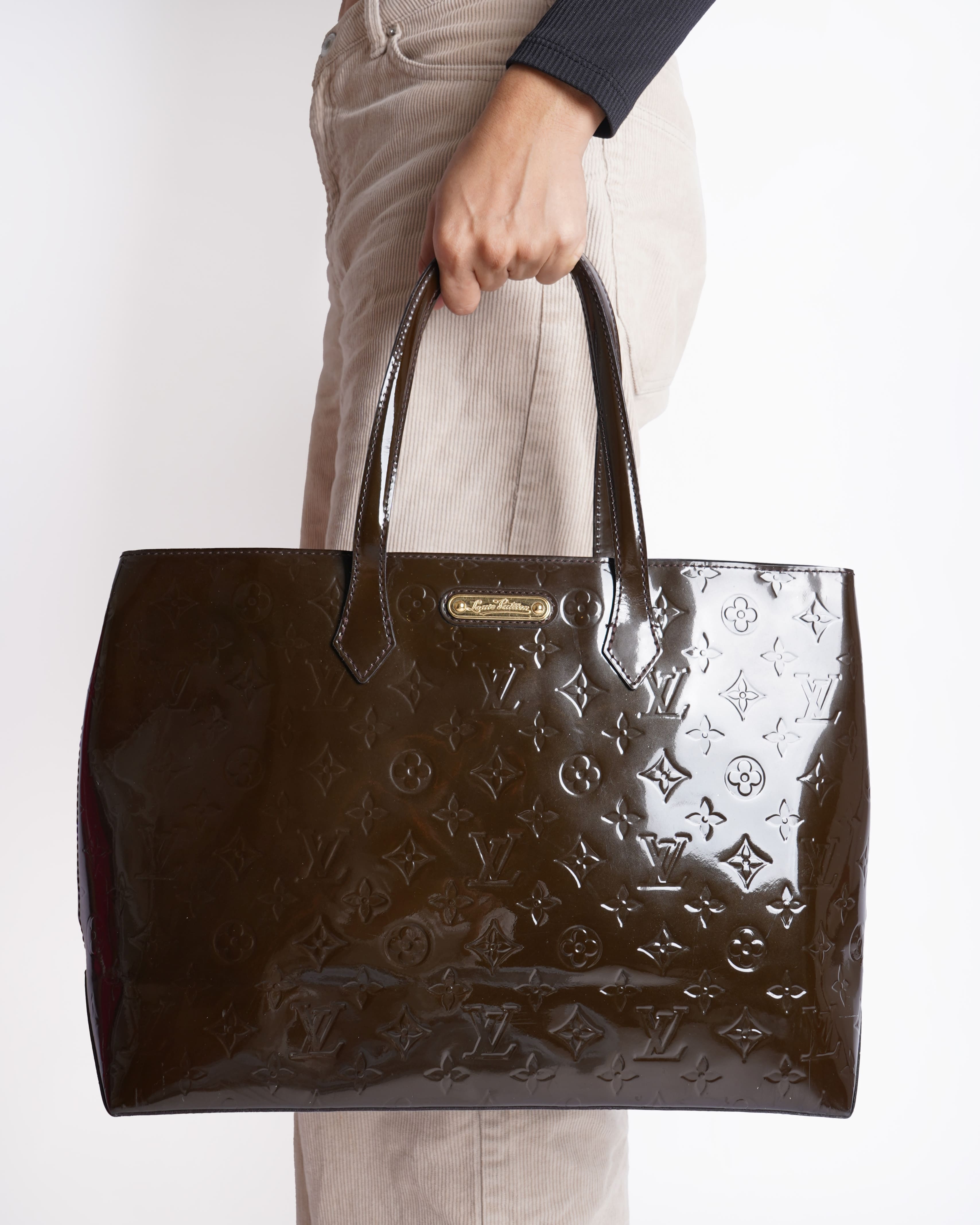 Louis vuitton willshare vernis amarante Handbag