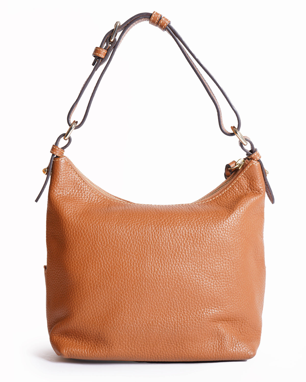 Dooney & Bourke Dillen Leather Small Pocket Satchel In Saddle Brown