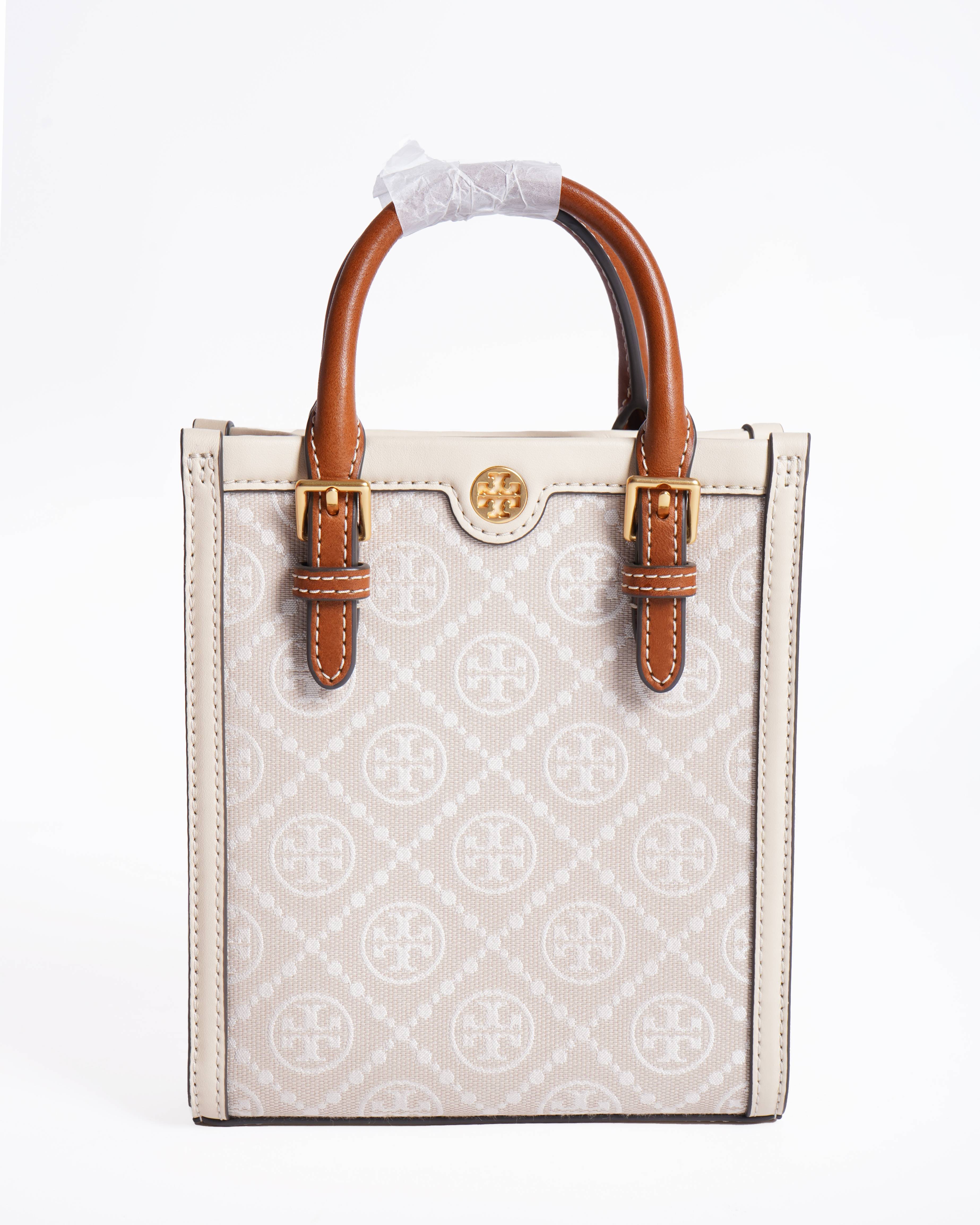 New Tory Burch Autre Marque T Monogram Jacquard mini tote
