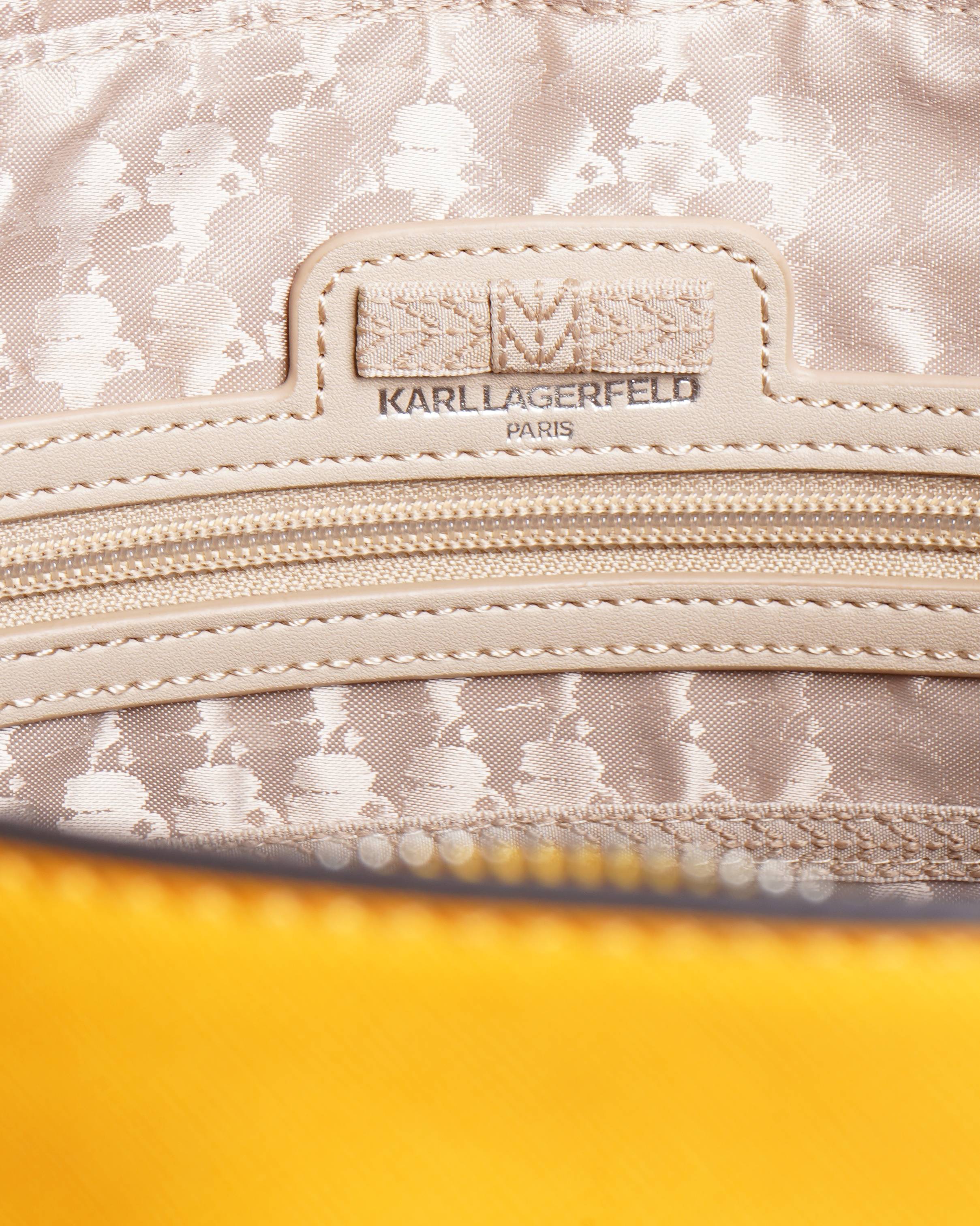 Karl lagerfeld adele zip tote bag in mango