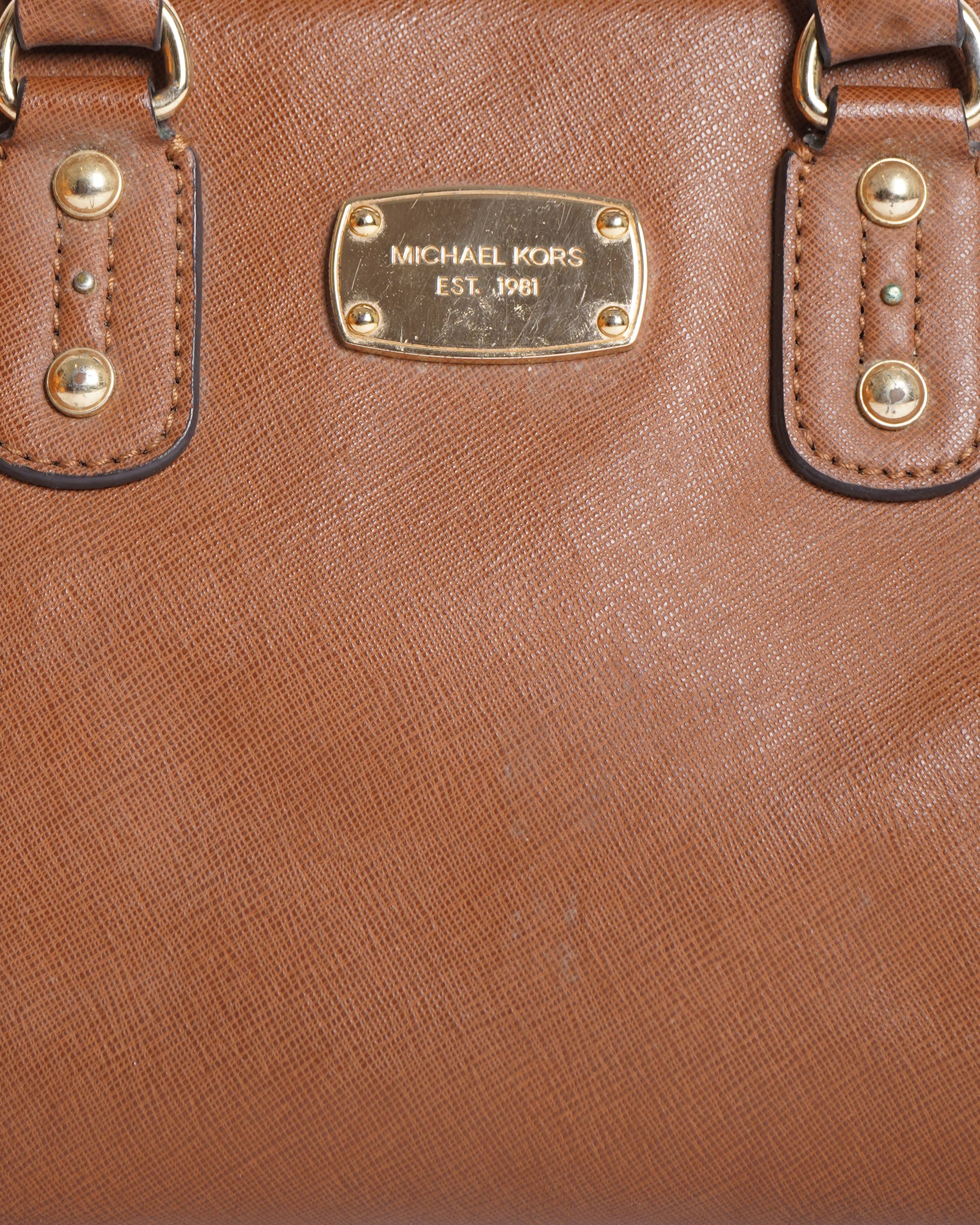 Michael kors brown leather Shoulder bag